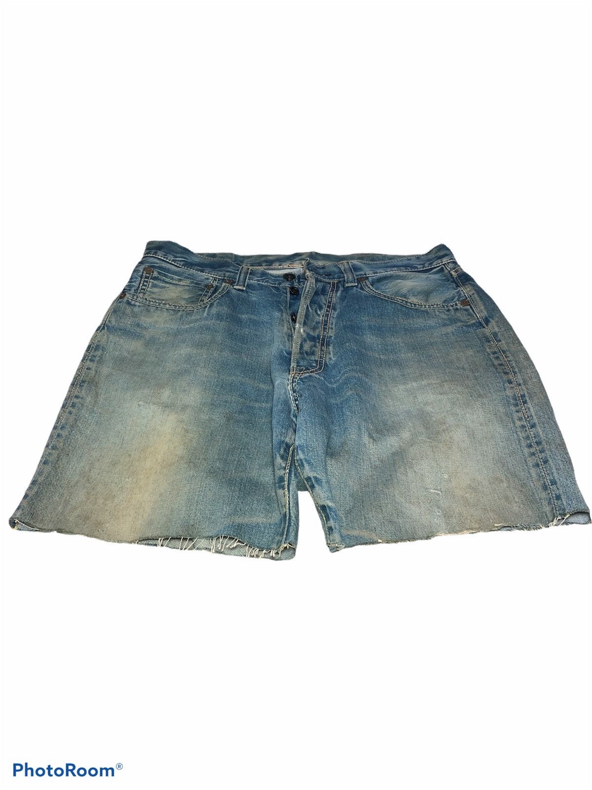 Japanese Brand CROPPED SHORT SELVEDGE DENIM Size US 32 / EU 48 - 6 Thumbnail