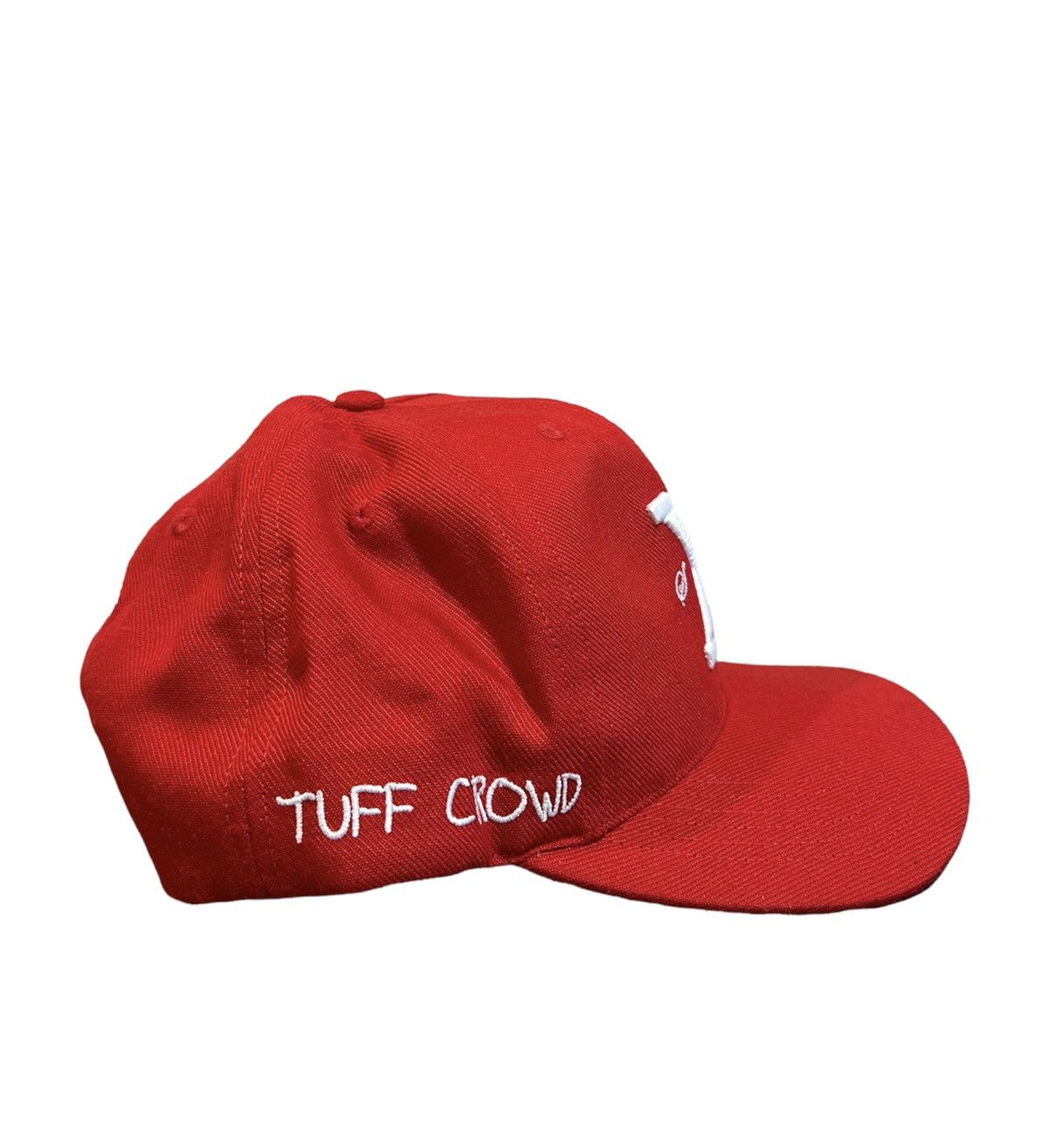 Tuff Crowd Tuff Crowd Detroit Red Snapback Hat Size ONE SIZE - 2 Preview