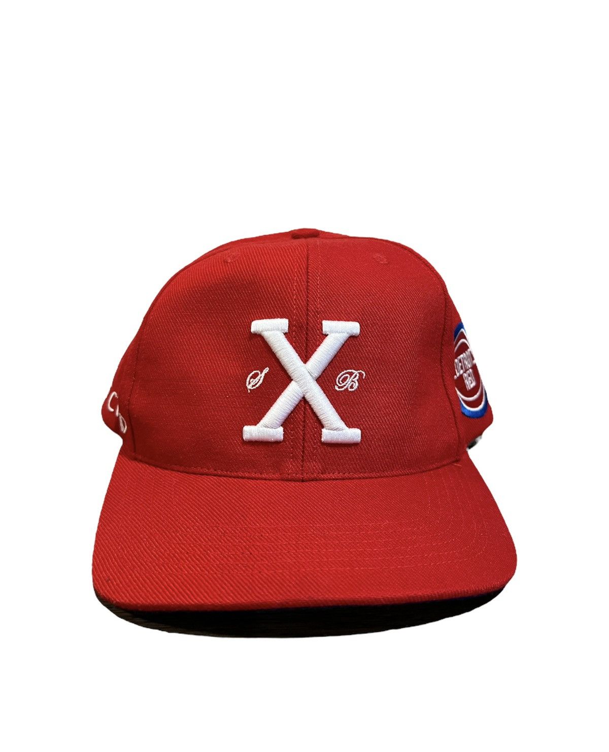 Tuff Crowd Tuff Crowd Detroit Red Snapback Hat Size ONE SIZE - 1 Preview