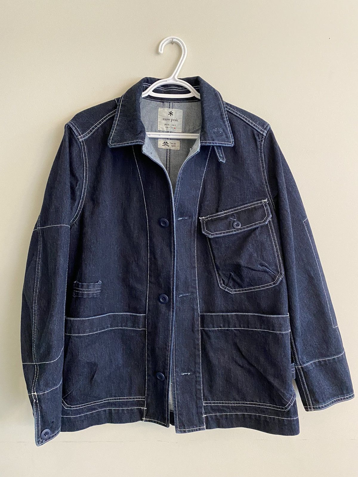 Japanese Brand × Snow Peak Snow Peak Blue Takibi Coverall Chore