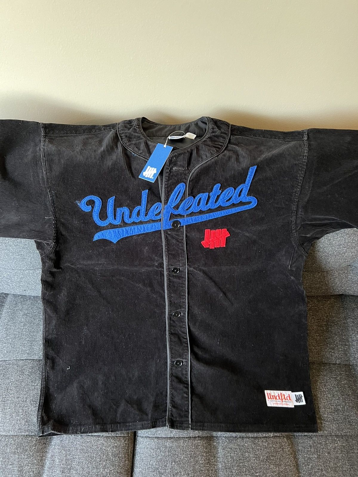 Undefeated Undefeated Corduroy S/S Baseball Jersey | Grailed
