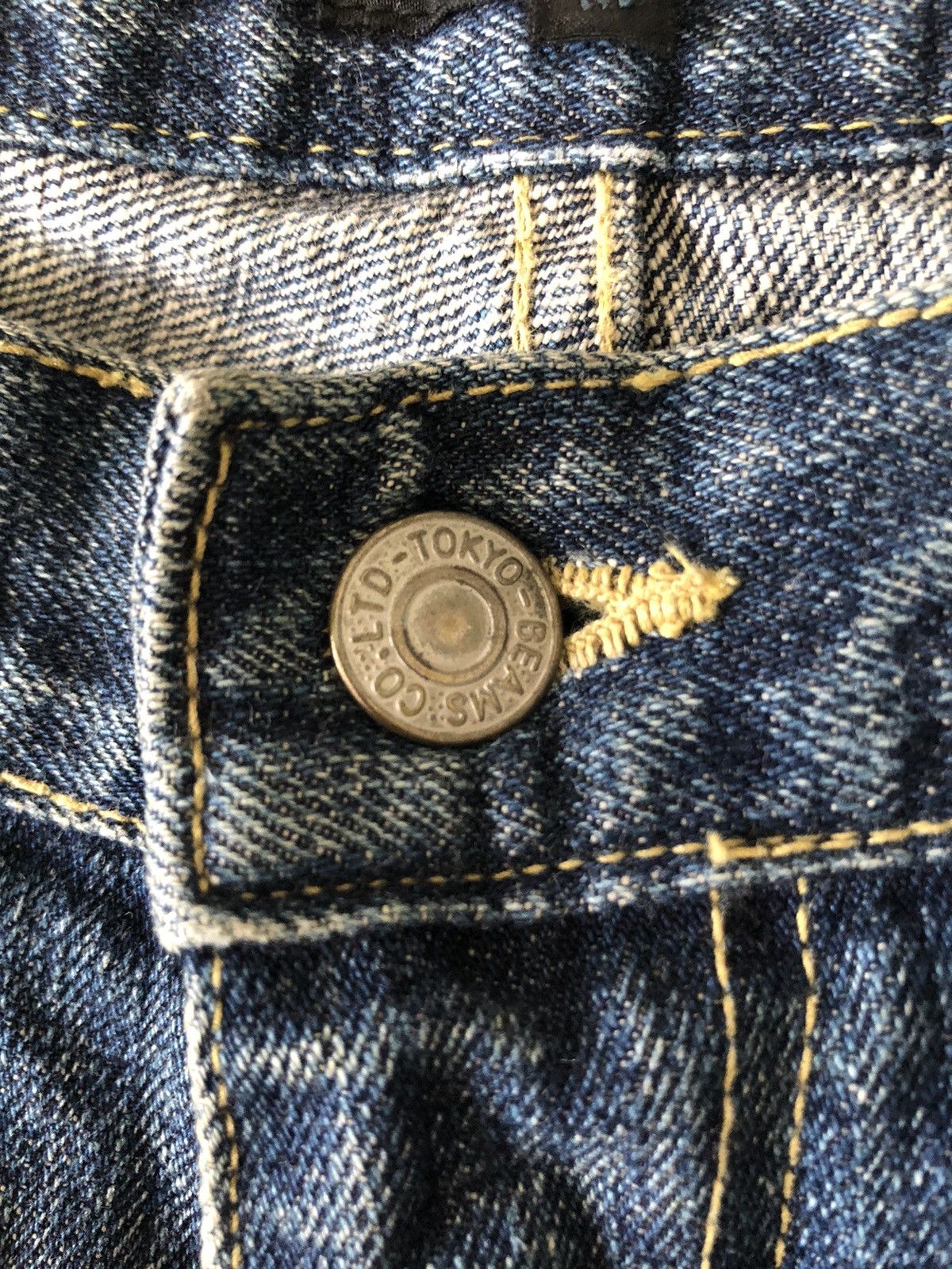 Beams Plus × Designer × Japanese Brand DISTRESSED BEAMS JEAN Size US 34 / EU 50 - 5 Thumbnail