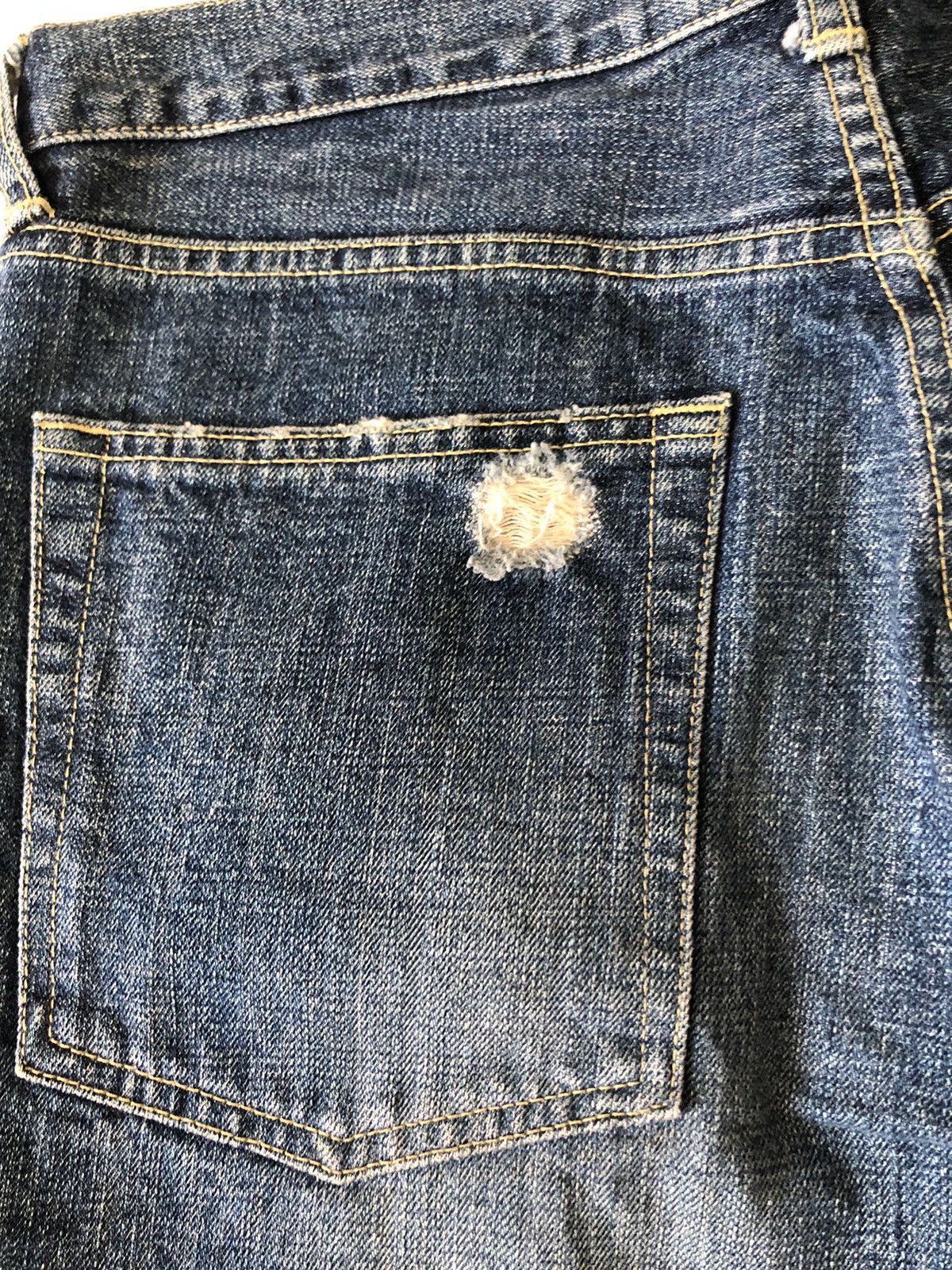 Beams Plus × Designer × Japanese Brand DISTRESSED BEAMS JEAN Size US 34 / EU 50 - 9 Thumbnail