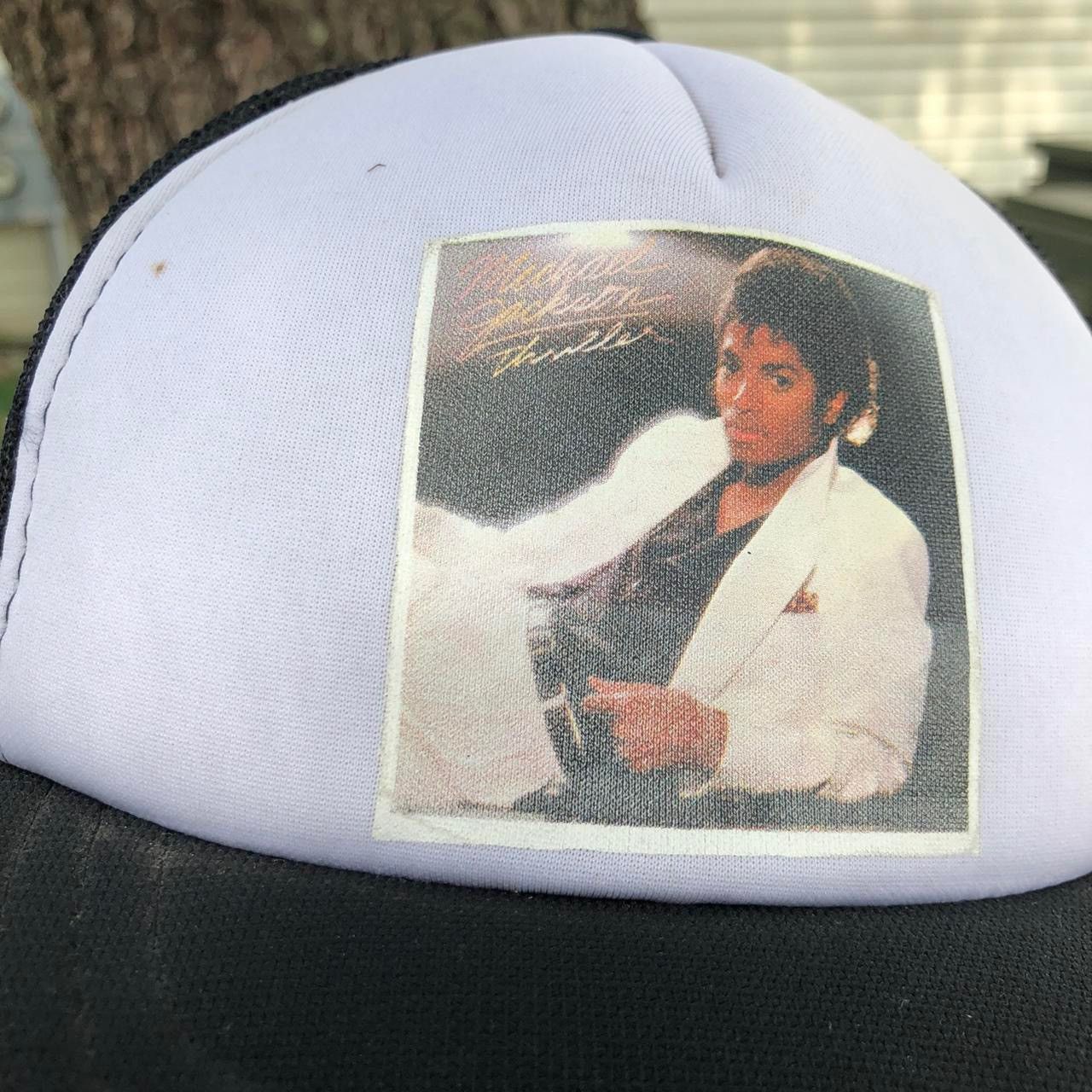 Michael Jackson × Vintage Kids 80s Michael Jackson Thriller Snapback Hat pop music Size ONE SIZE - 2 Thumbnail