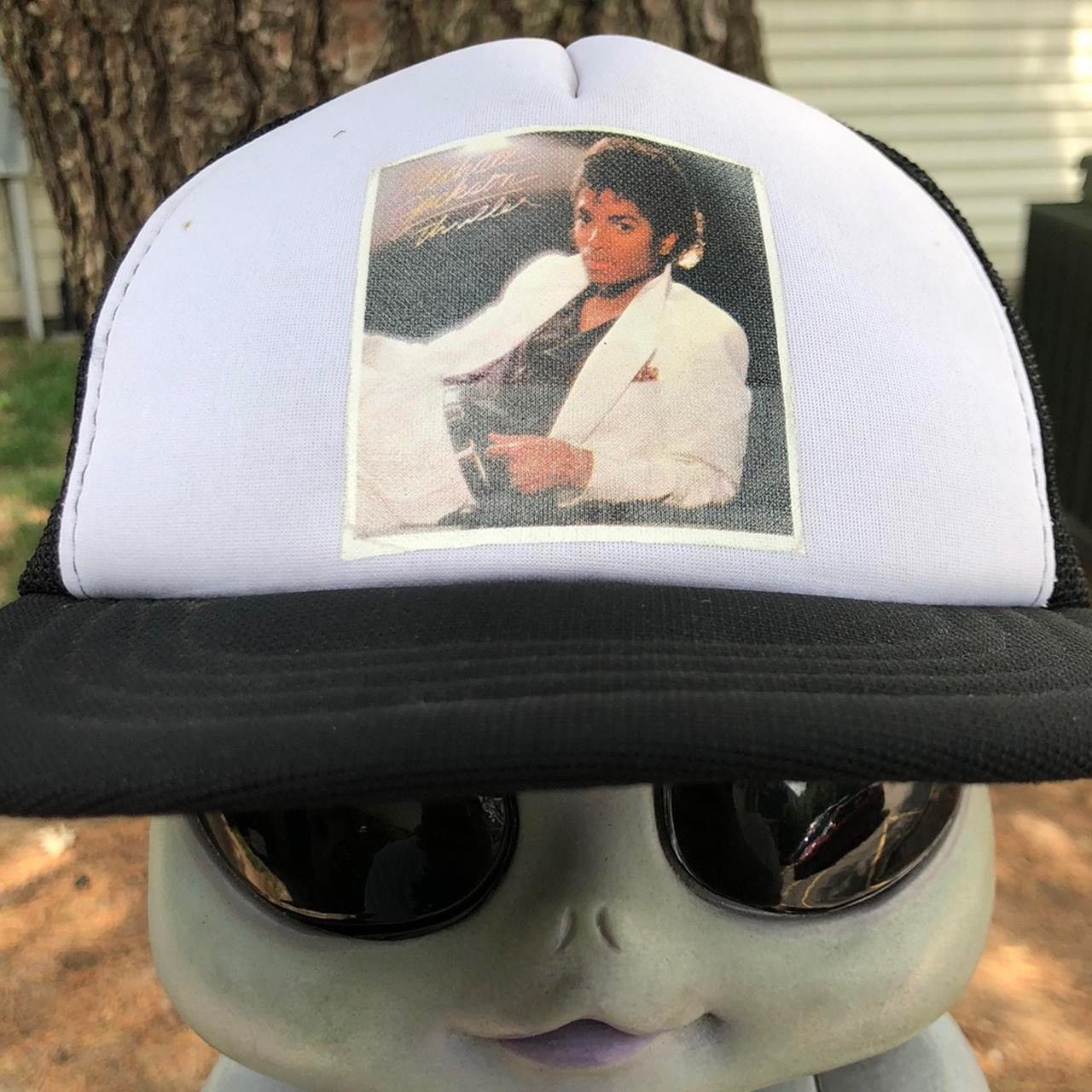 Michael Jackson × Vintage Kids 80s Michael Jackson Thriller Snapback Hat pop music Size ONE SIZE - 1 Thumbnail