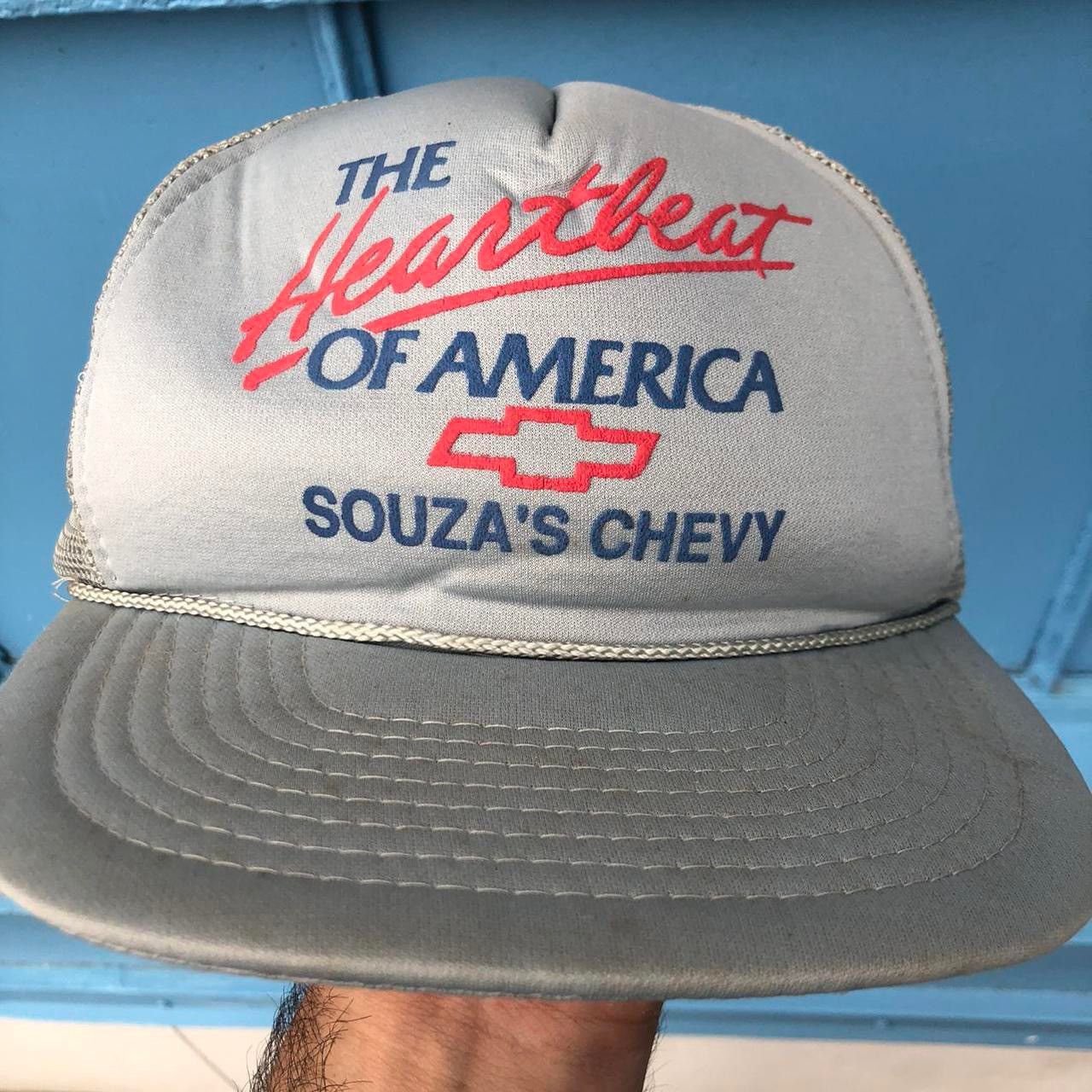 Chevrolet 80s Chevrolet Truck Dealership Trucker Snapback Hat Vintage Size ONE SIZE - 3 Thumbnail