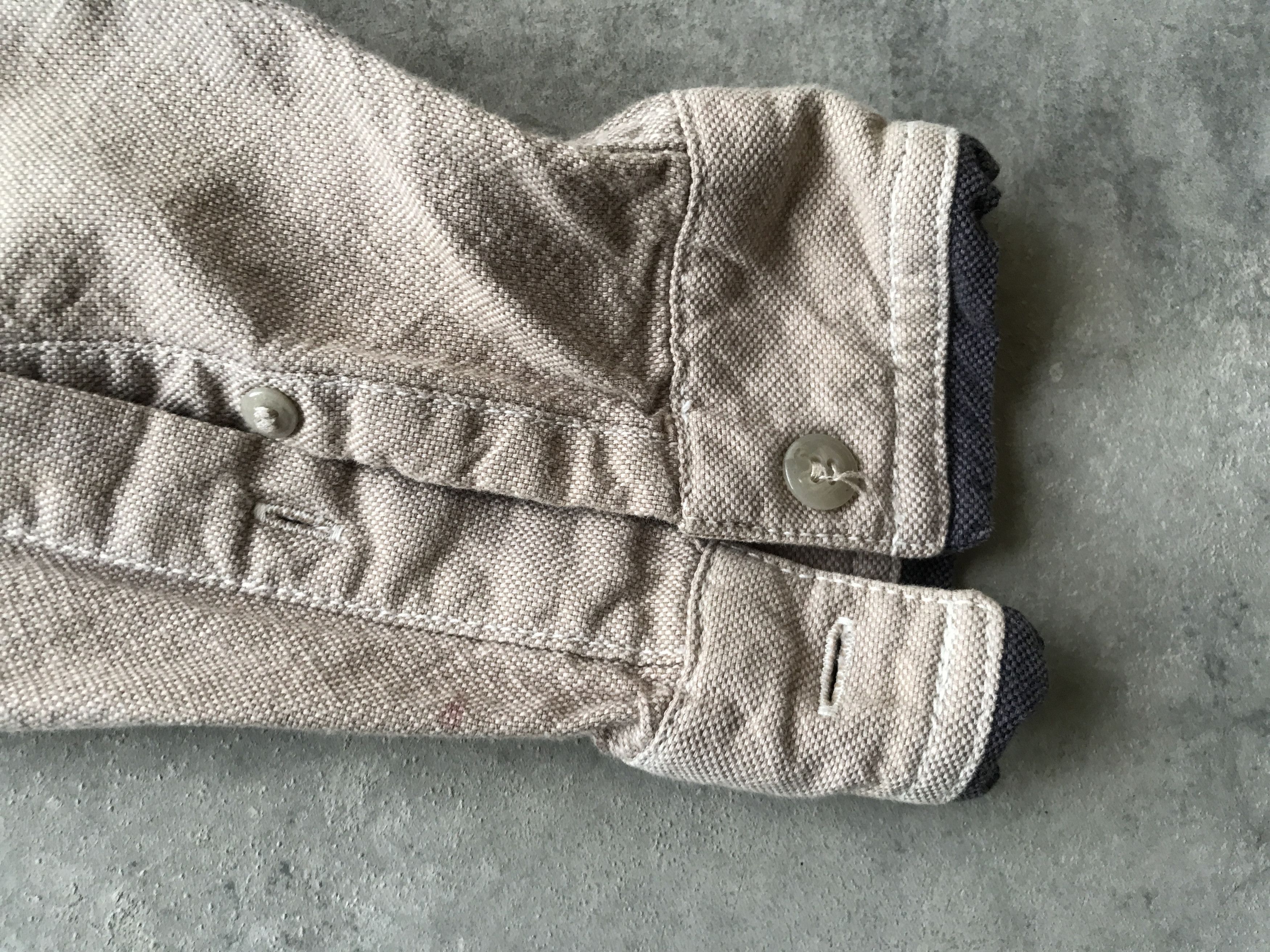 Beams Plus × Japanese Brand BUS2 - BEAMS Tan Long Sleeve Button Up Shirt Size US M / EU 48-50 / 2 - 10 Thumbnail