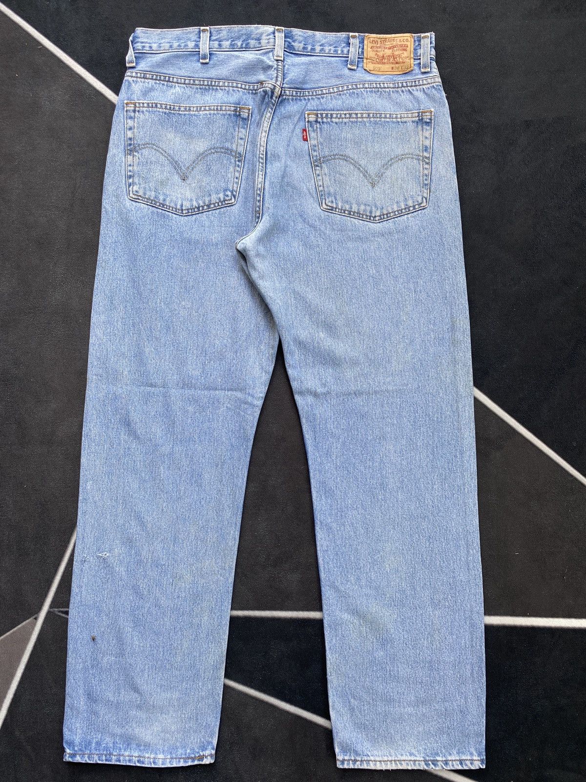 Jean × Levi's × Vintage VINTAGE LEVIS 505 BLUE WASH JEANS-J367 Size US 39 - 2 Thumbnail