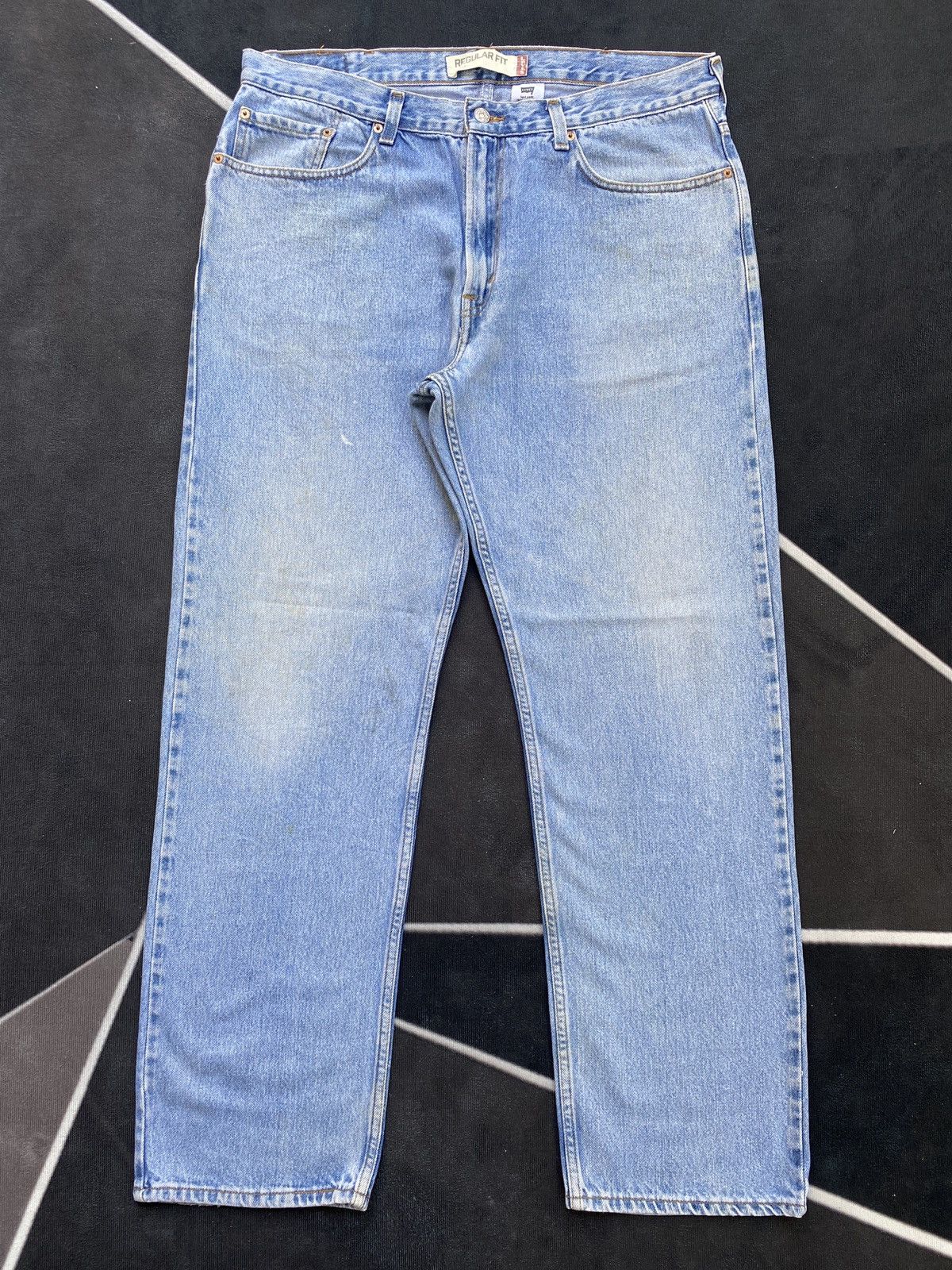 Jean × Levi's × Vintage VINTAGE LEVIS 505 BLUE WASH JEANS-J367 Size US 39 - 1 Thumbnail
