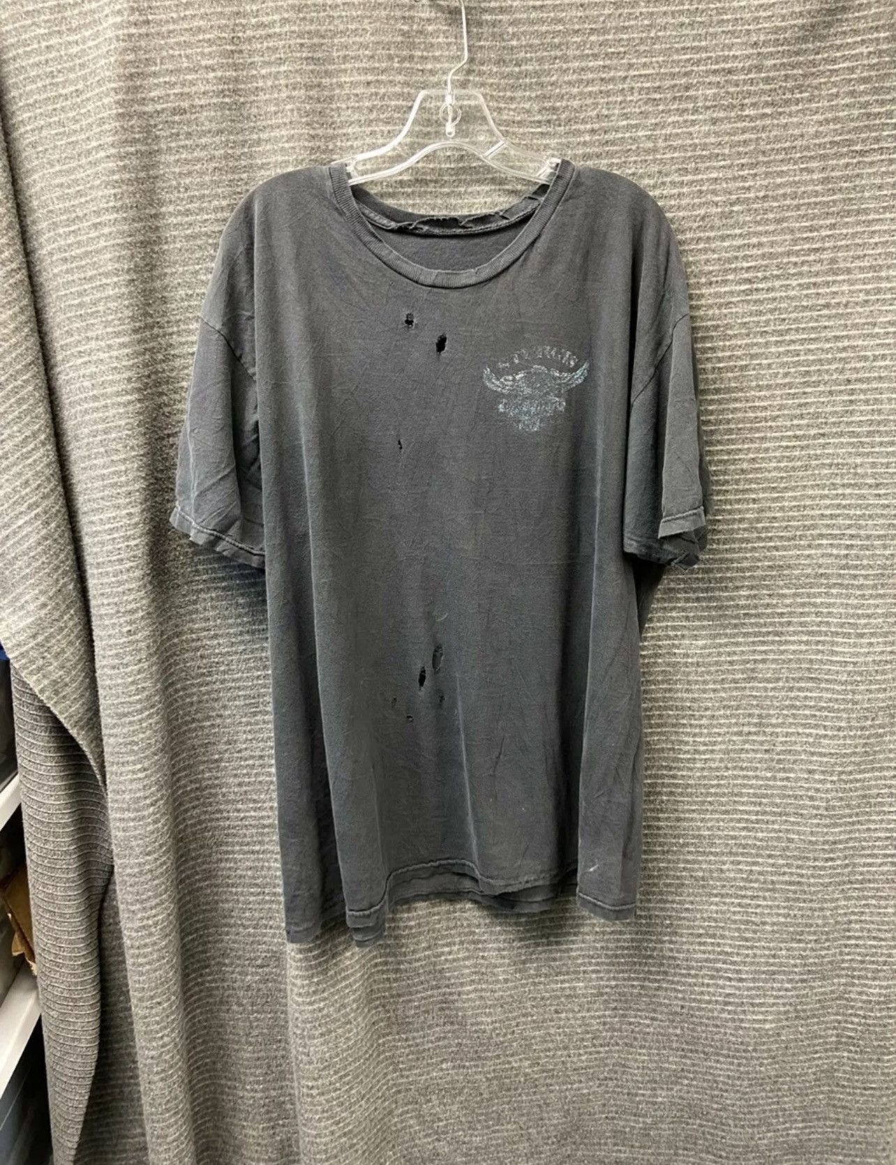 Harley Davidson × Vintage Vintage thrashed motorcycle shirt Size US L / EU 52-54 / 3 - 1 Thumbnail
