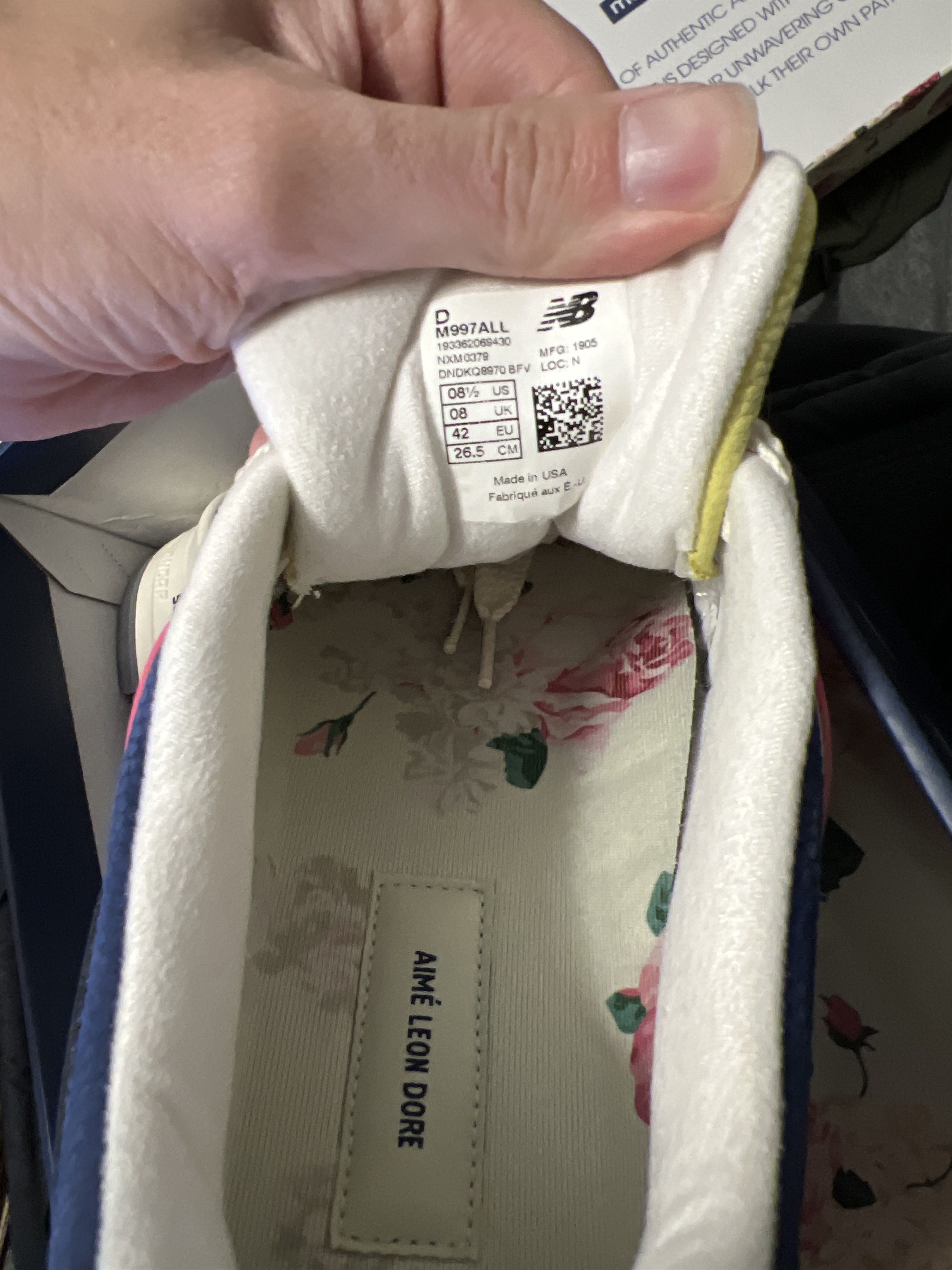 Aime Leon Dore × New Balance New Balance 997 - Mismatched Colors - Brand New Size US 8.5 / EU 41-42 - 4 Thumbnail