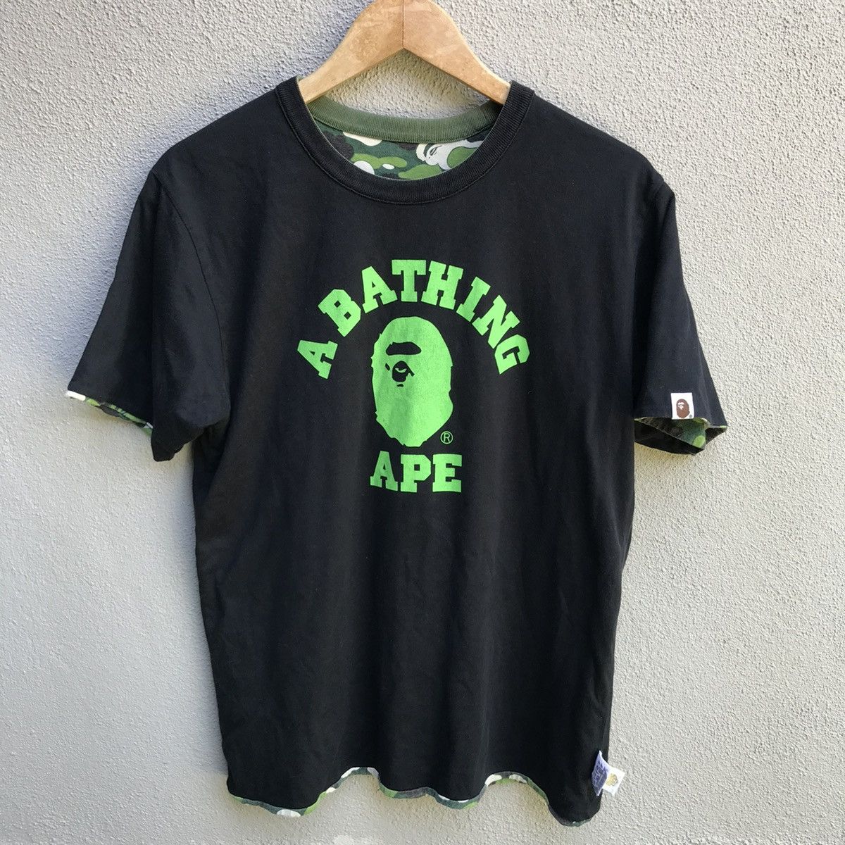 Bape BAPE camouflage reversible tee japan Size US M / EU 48-50 / 2 - 3 Thumbnail