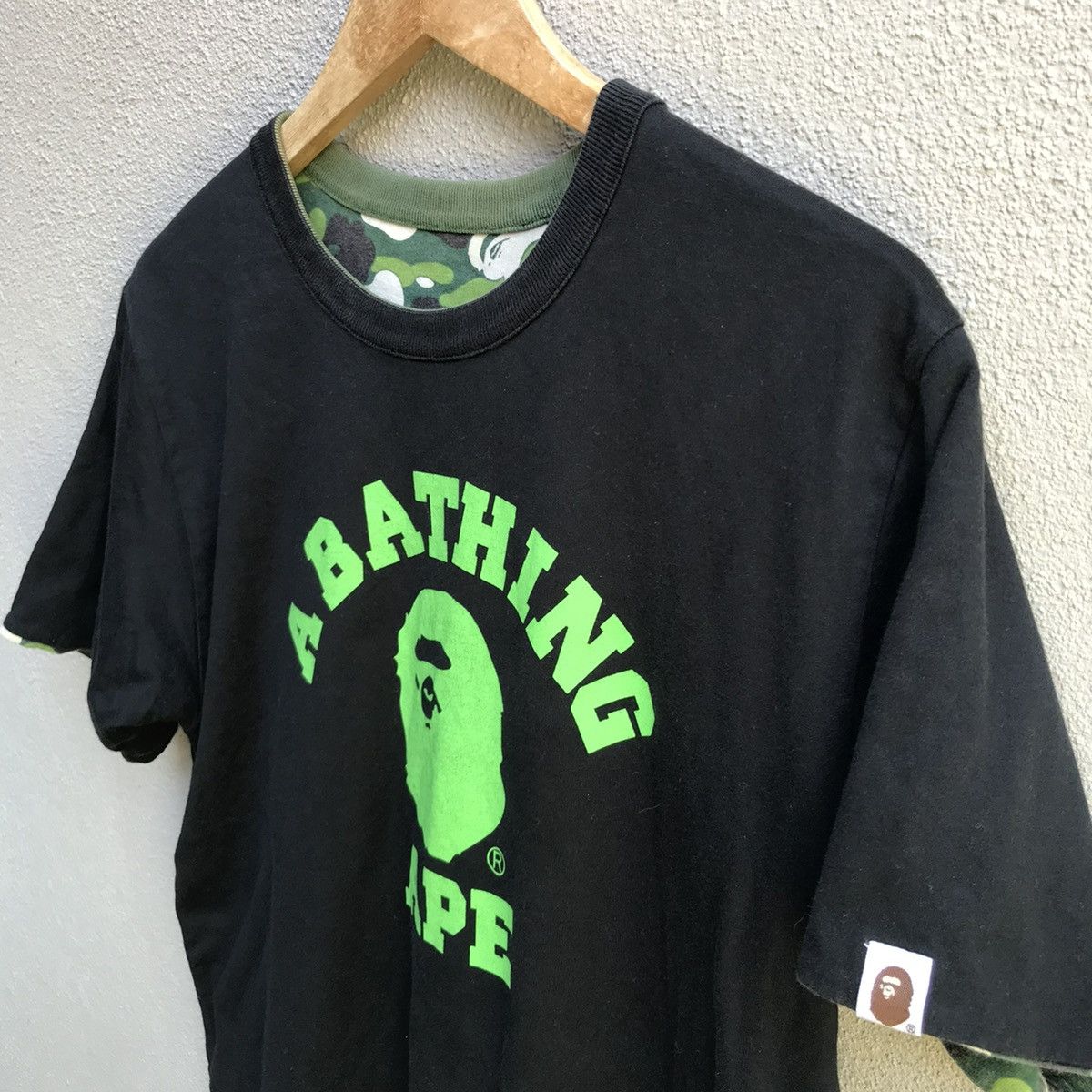 Bape BAPE camouflage reversible tee japan Size US M / EU 48-50 / 2 - 4 Thumbnail