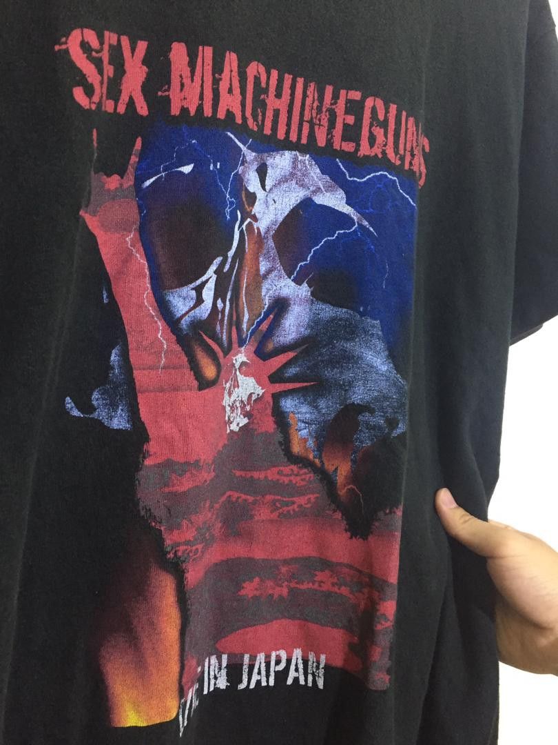 Band Tees × Vintage Vintage Sex Machineguns Japanese Heavy Metal Shirt Size US M / EU 48-50 / 2 - 5 Thumbnail