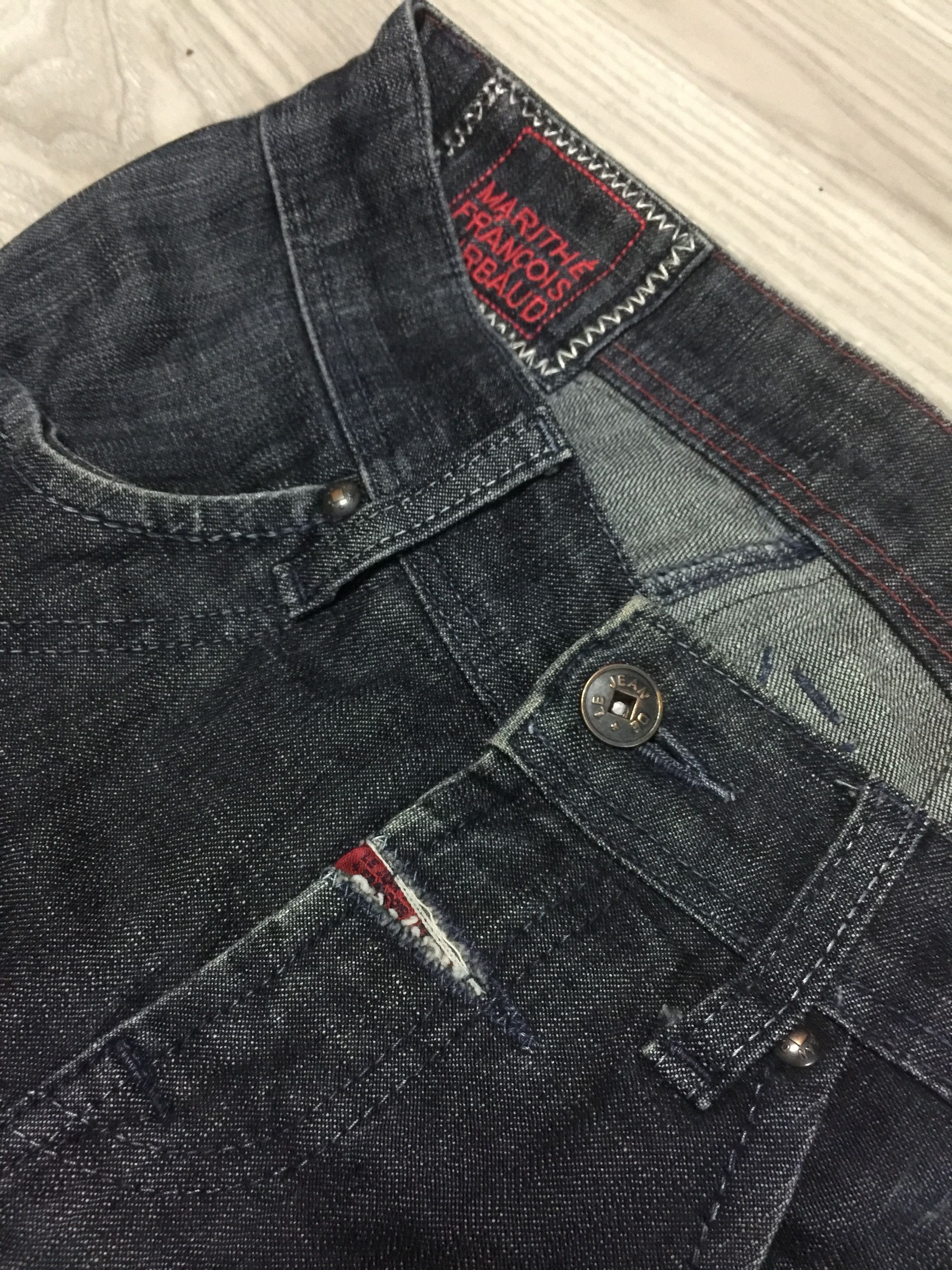 Marithe + Francois Girbaud MF+G Skinny Extra Stitch Jeans Size US 32 / EU 48 - 5 Thumbnail