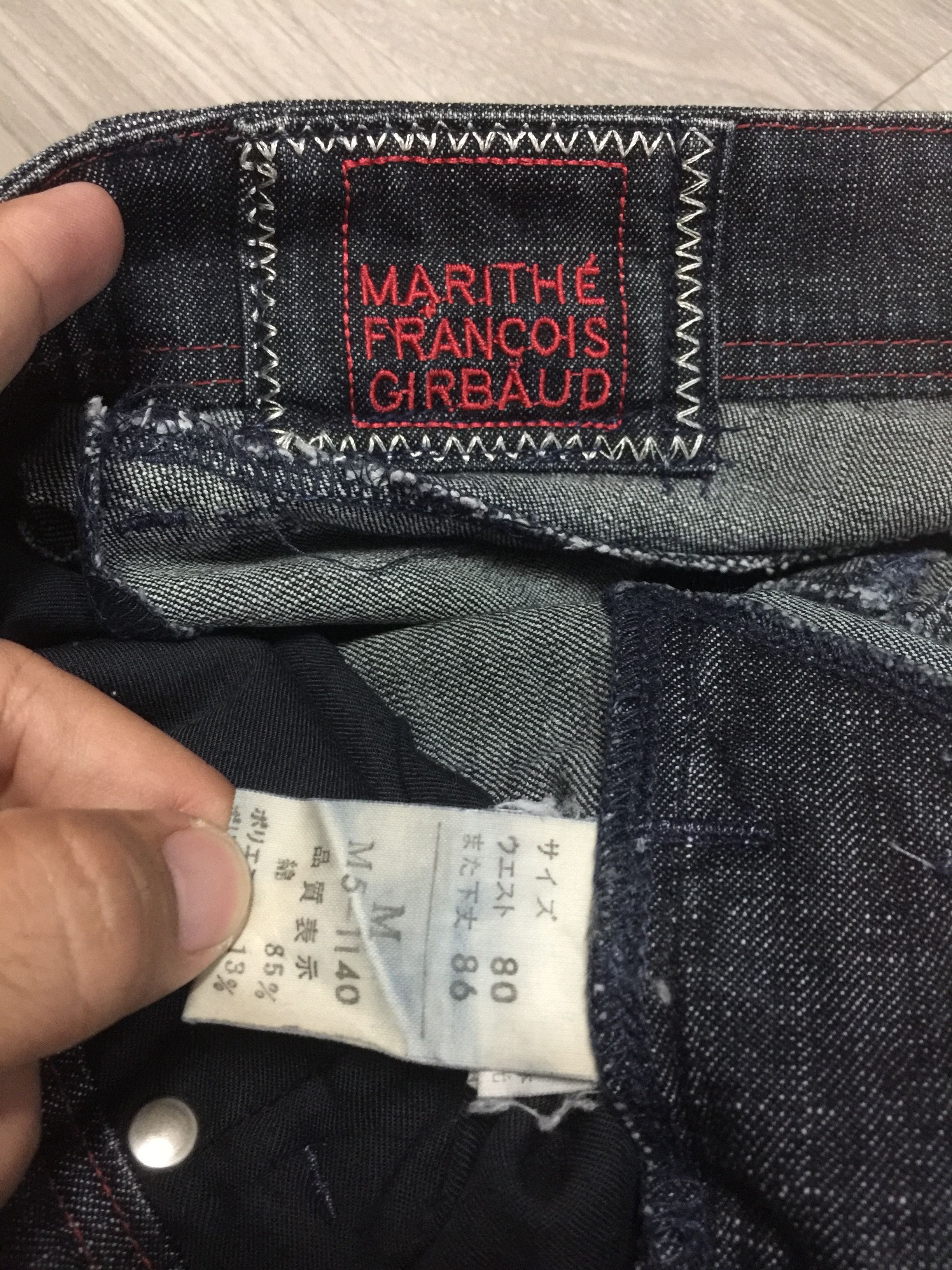 Marithe + Francois Girbaud MF+G Skinny Extra Stitch Jeans Size US 32 / EU 48 - 7 Thumbnail
