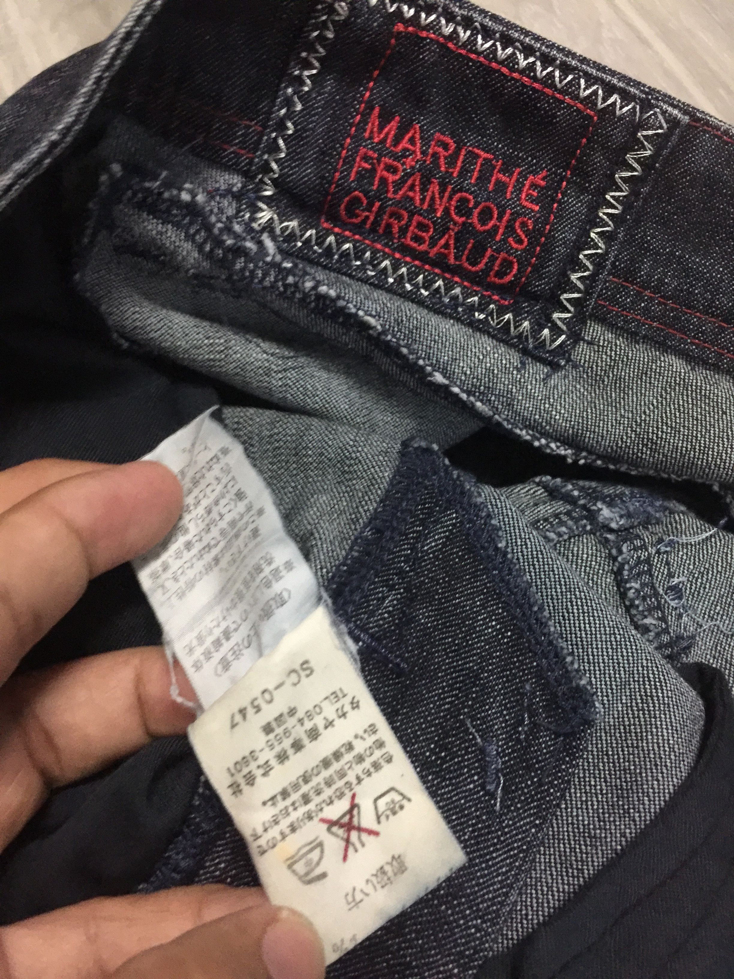 Marithe + Francois Girbaud MF+G Skinny Extra Stitch Jeans Size US 32 / EU 48 - 8 Thumbnail