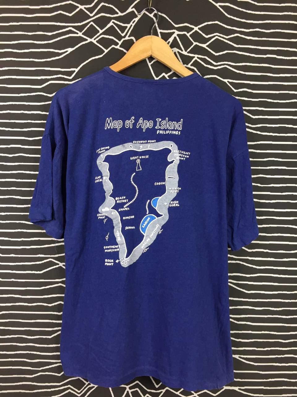 Vintage Vtg 90s Apo Island Phillipines Single Stitch Pocket Tee Size US XL / EU 56 / 4 - 2 Thumbnail