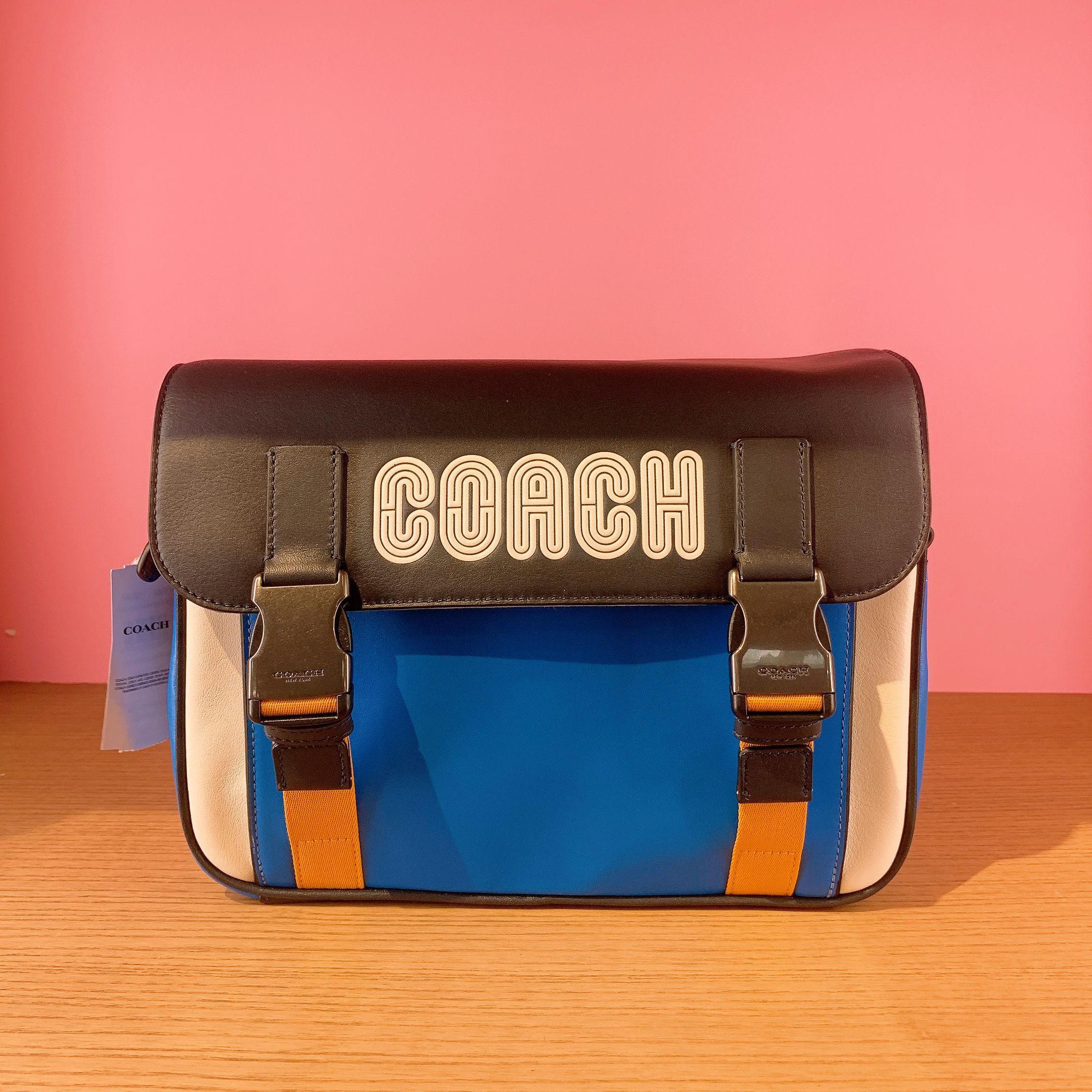 Coach Track sold Crossbody In Colorblock