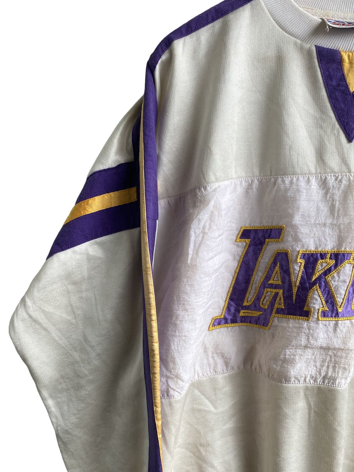 NBA × Starter × Vintage Vintage Lakers spell out sweatshirt Size US L / EU 52-54 / 3 - 8 Thumbnail