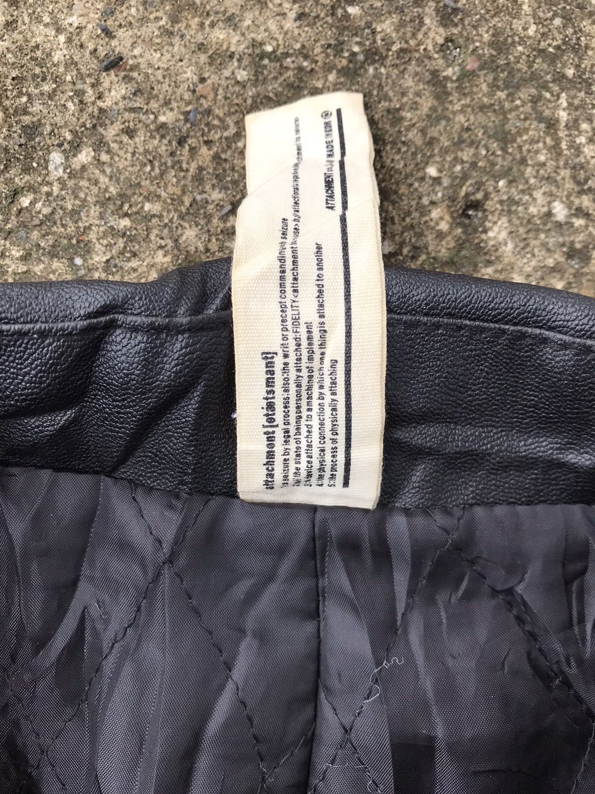 Attachment × Japanese Brand × Kazuyuki Kumagai Attachment Attachment Leather Biker Jacket Size US M / EU 48-50 / 2 - 7 Thumbnail