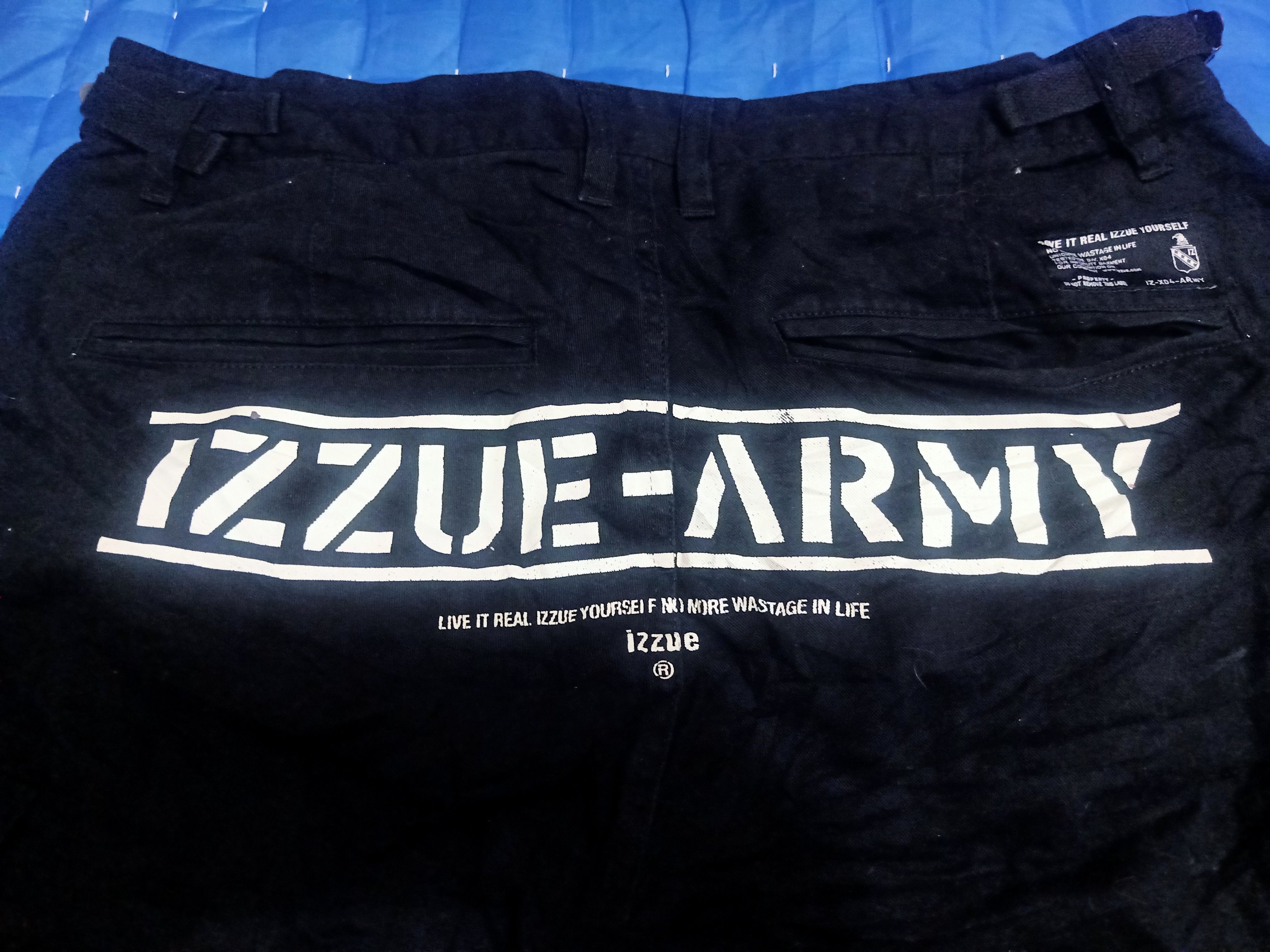 Japanese Brand × izzue 💥Crazy💥 Izzue Army Cargo Short Pants / Shorts Size US 34 / EU 50 - 17 Thumbnail