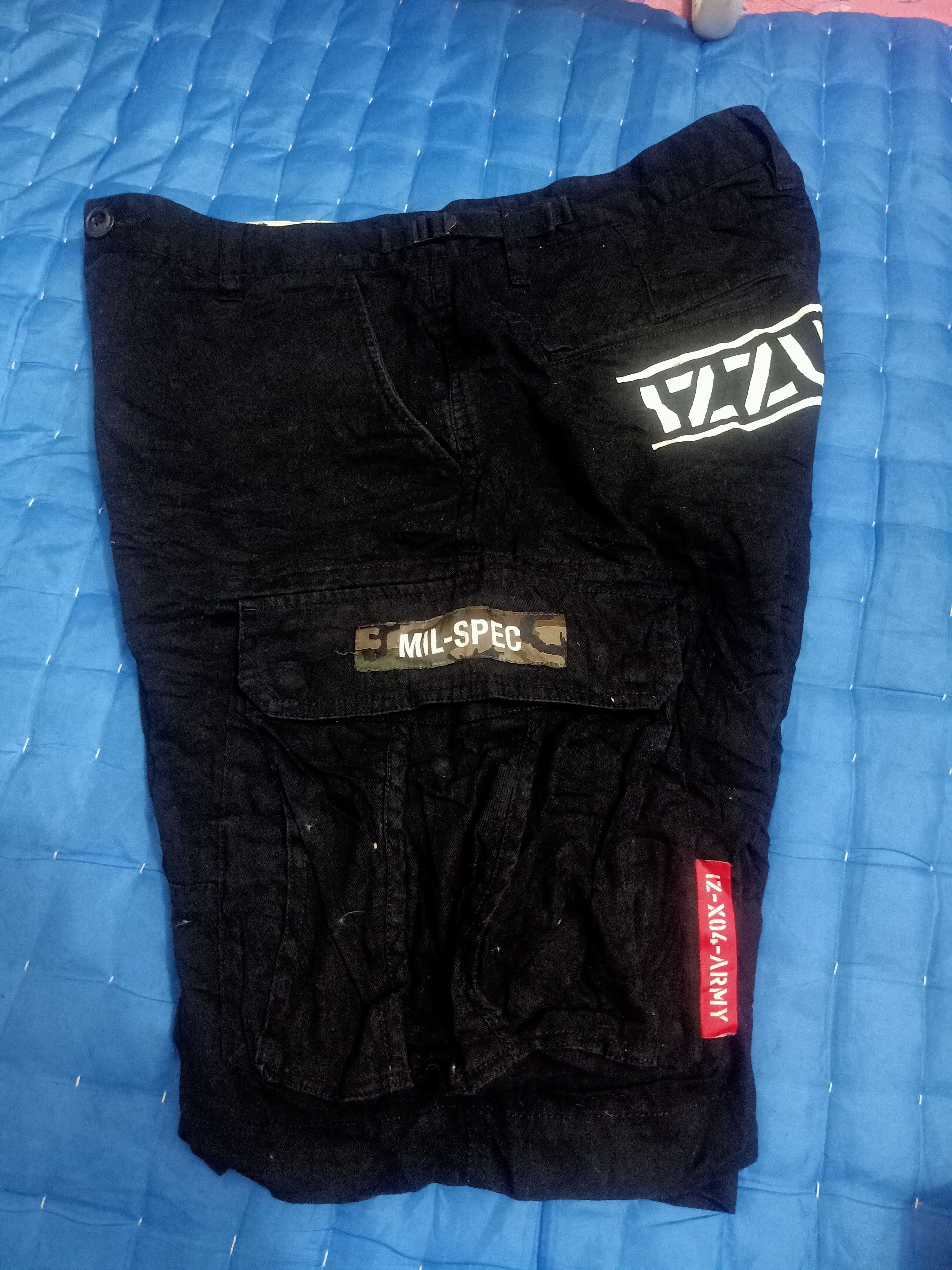 Japanese Brand × izzue 💥Crazy💥 Izzue Army Cargo Short Pants / Shorts Size US 34 / EU 50 - 15 Thumbnail