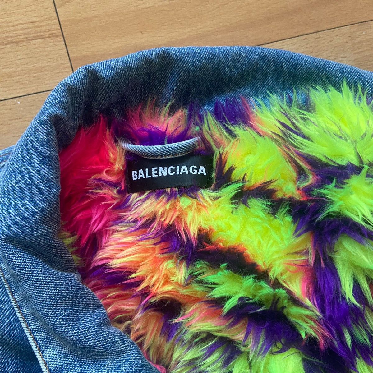 Balenciaga *GRAIL* Balenciaga FW18 Runway denim fur lined puffer vest Size US S / EU 44-46 / 1 - 3 Thumbnail