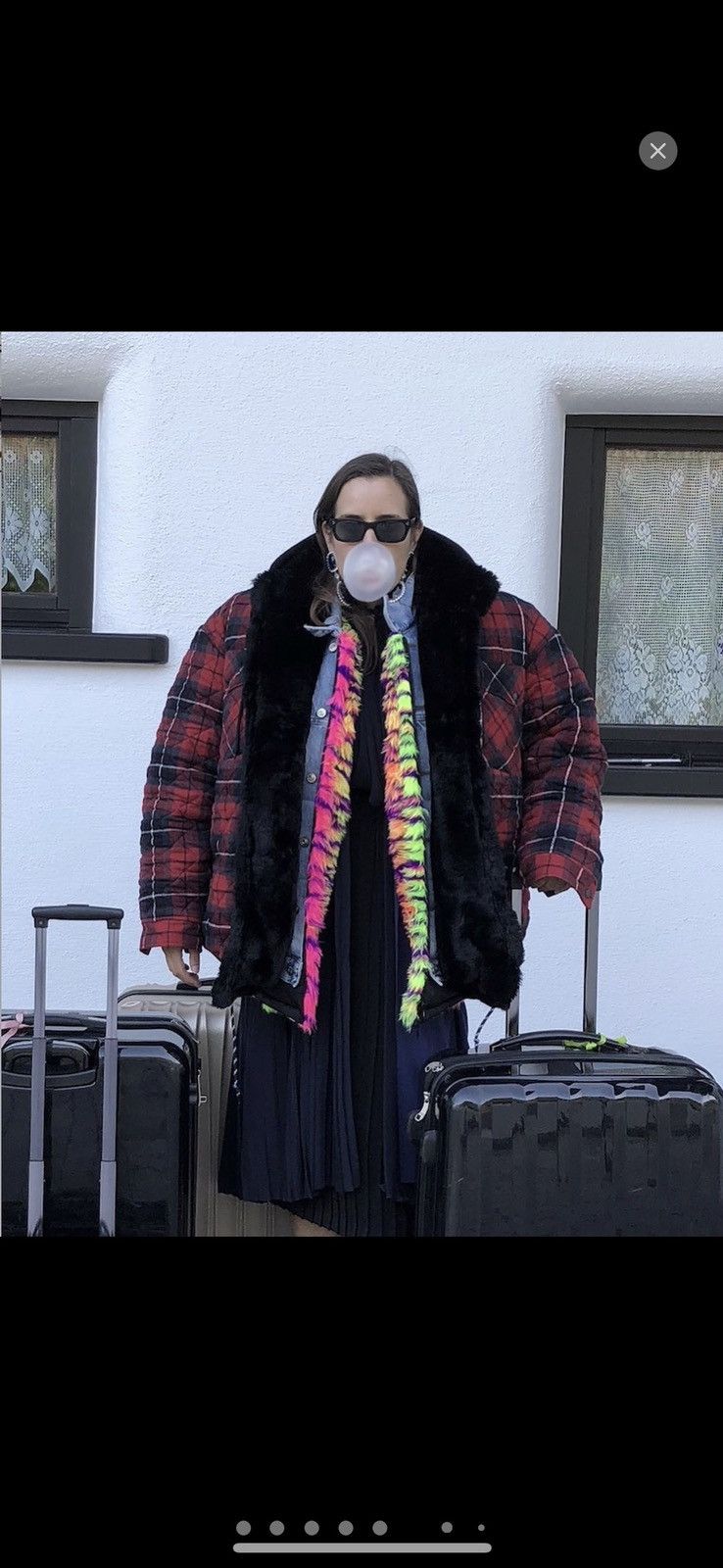 Balenciaga *GRAIL* Balenciaga FW18 Runway denim fur lined puffer vest Size US S / EU 44-46 / 1 - 5 Thumbnail
