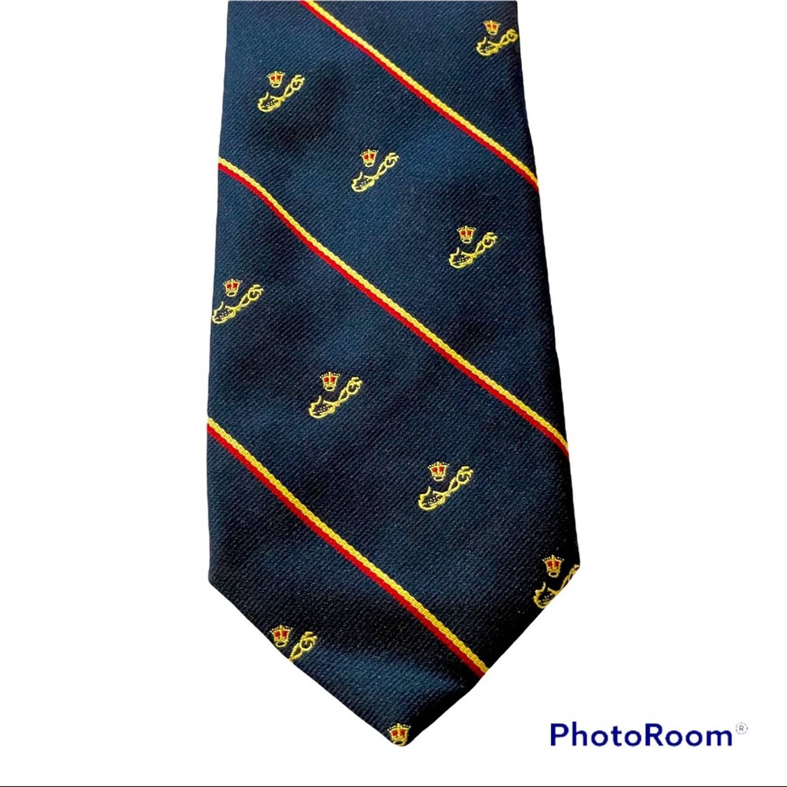 Other Vintage 80 English Sports Shop Bermuda Italian Silk Necktie Grailed