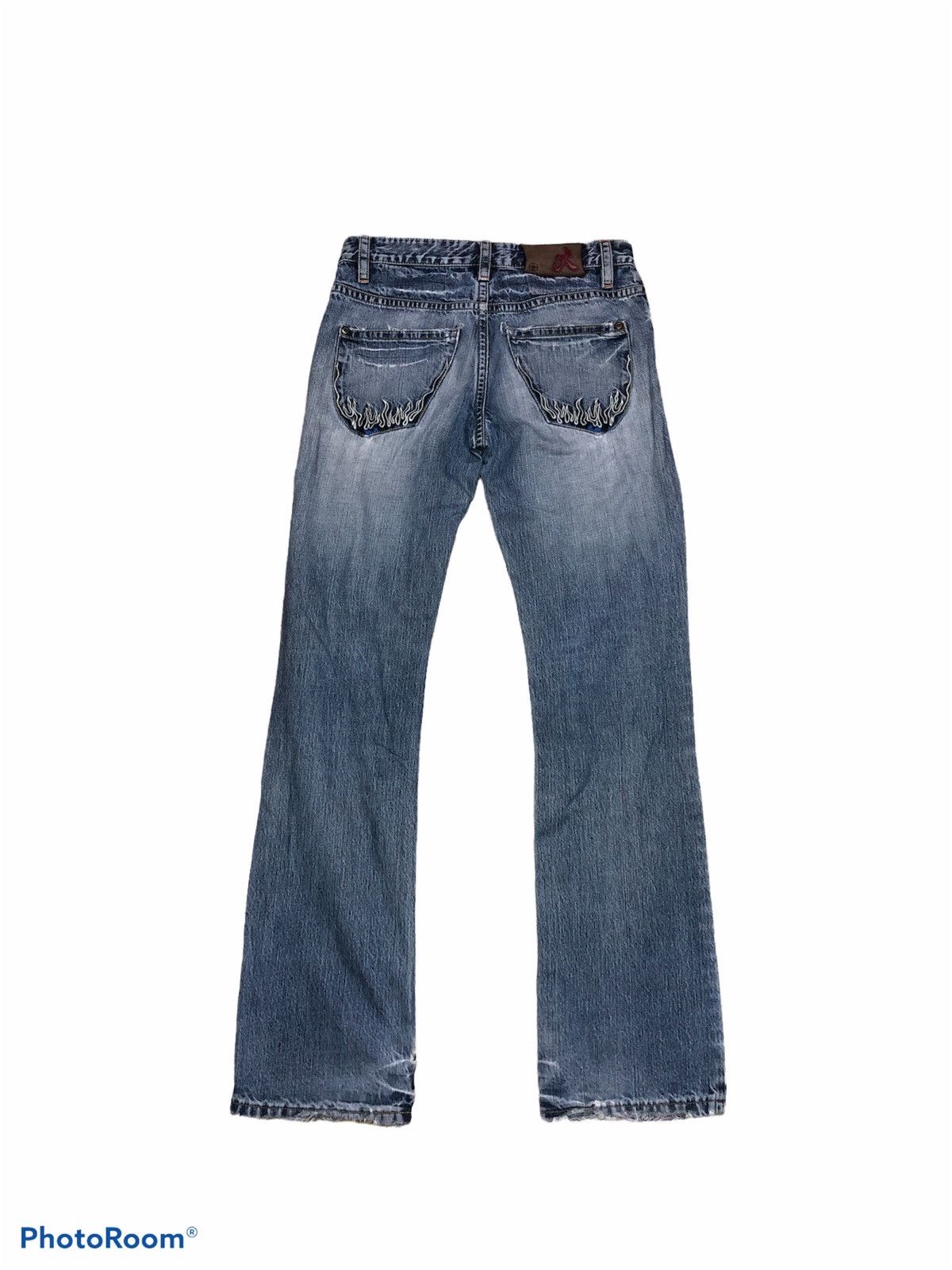 Other BOOT CUT⚡️⚡️NIPPON BLUE DISTRESSED DENIM Size US 30 / EU 46 - 2 Thumbnail
