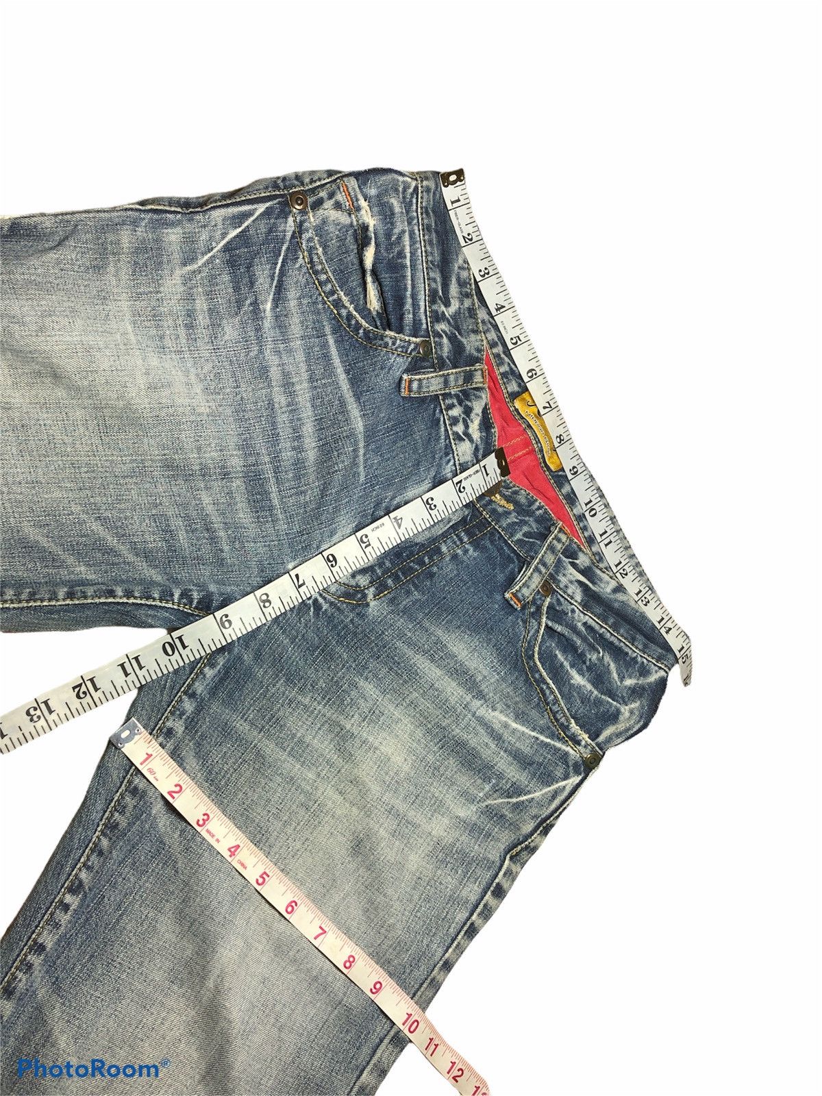 Other BOOT CUT⚡️⚡️NIPPON BLUE DISTRESSED DENIM Size US 30 / EU 46 - 10 Thumbnail