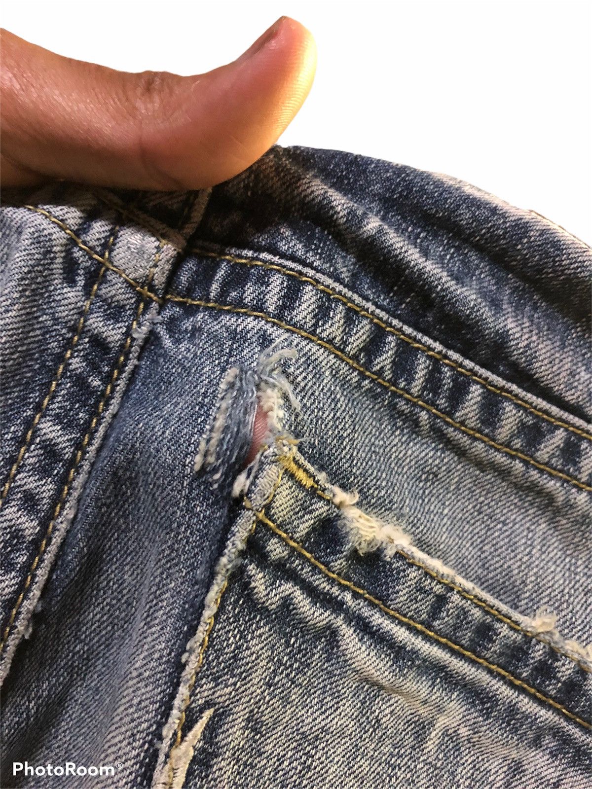 Other BOOT CUT⚡️⚡️NIPPON BLUE DISTRESSED DENIM Size US 30 / EU 46 - 7 Thumbnail