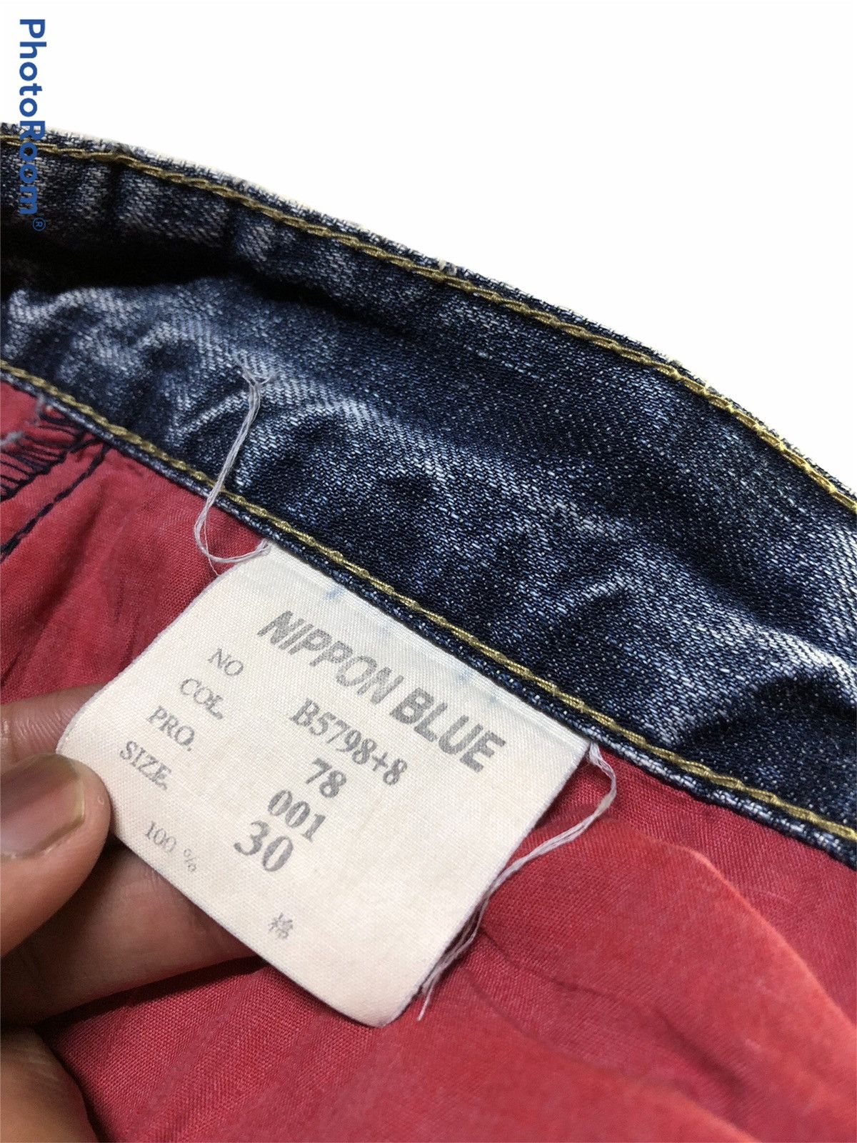 Other BOOT CUT⚡️⚡️NIPPON BLUE DISTRESSED DENIM Size US 30 / EU 46 - 4 Thumbnail