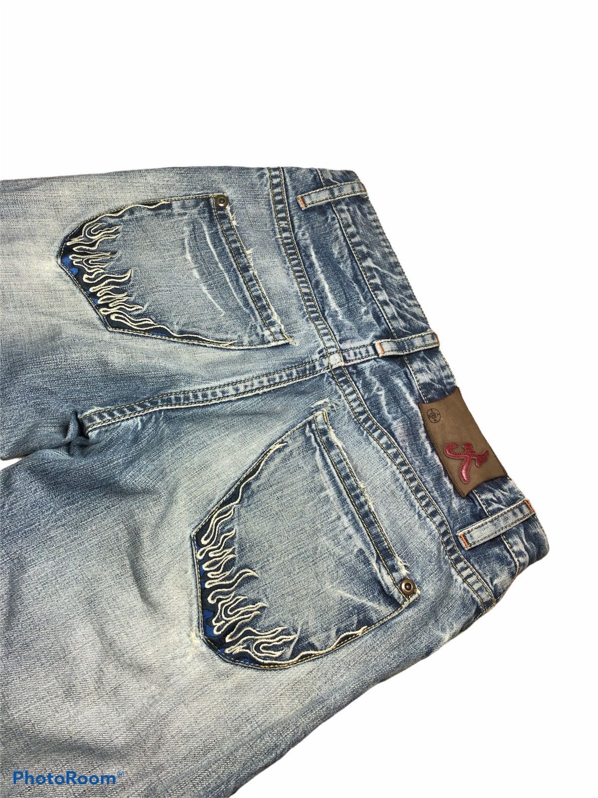 Other BOOT CUT⚡️⚡️NIPPON BLUE DISTRESSED DENIM Size US 30 / EU 46 - 3 Thumbnail