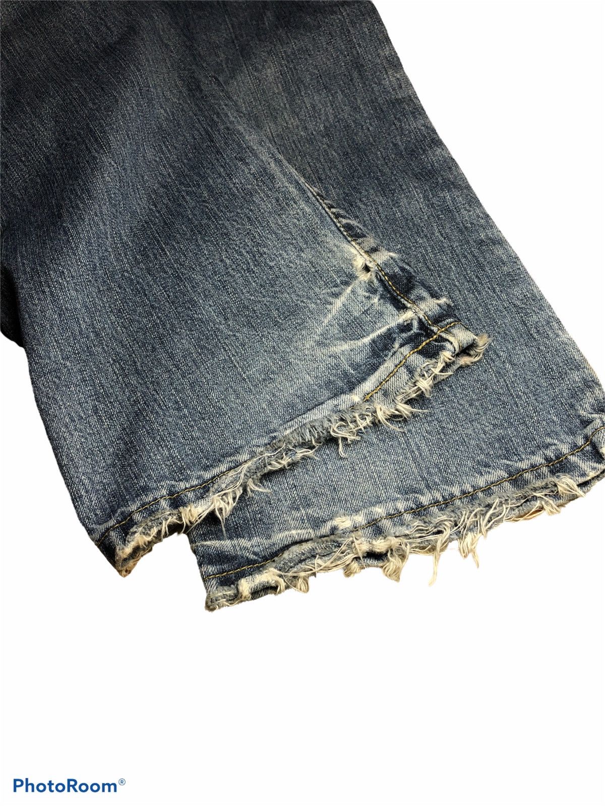 Other BOOT CUT⚡️⚡️NIPPON BLUE DISTRESSED DENIM Size US 30 / EU 46 - 8 Thumbnail