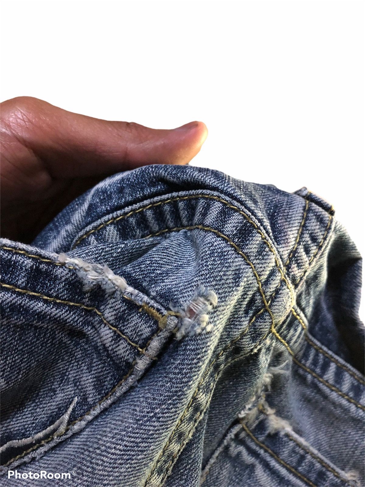 Other BOOT CUT⚡️⚡️NIPPON BLUE DISTRESSED DENIM Size US 30 / EU 46 - 6 Thumbnail