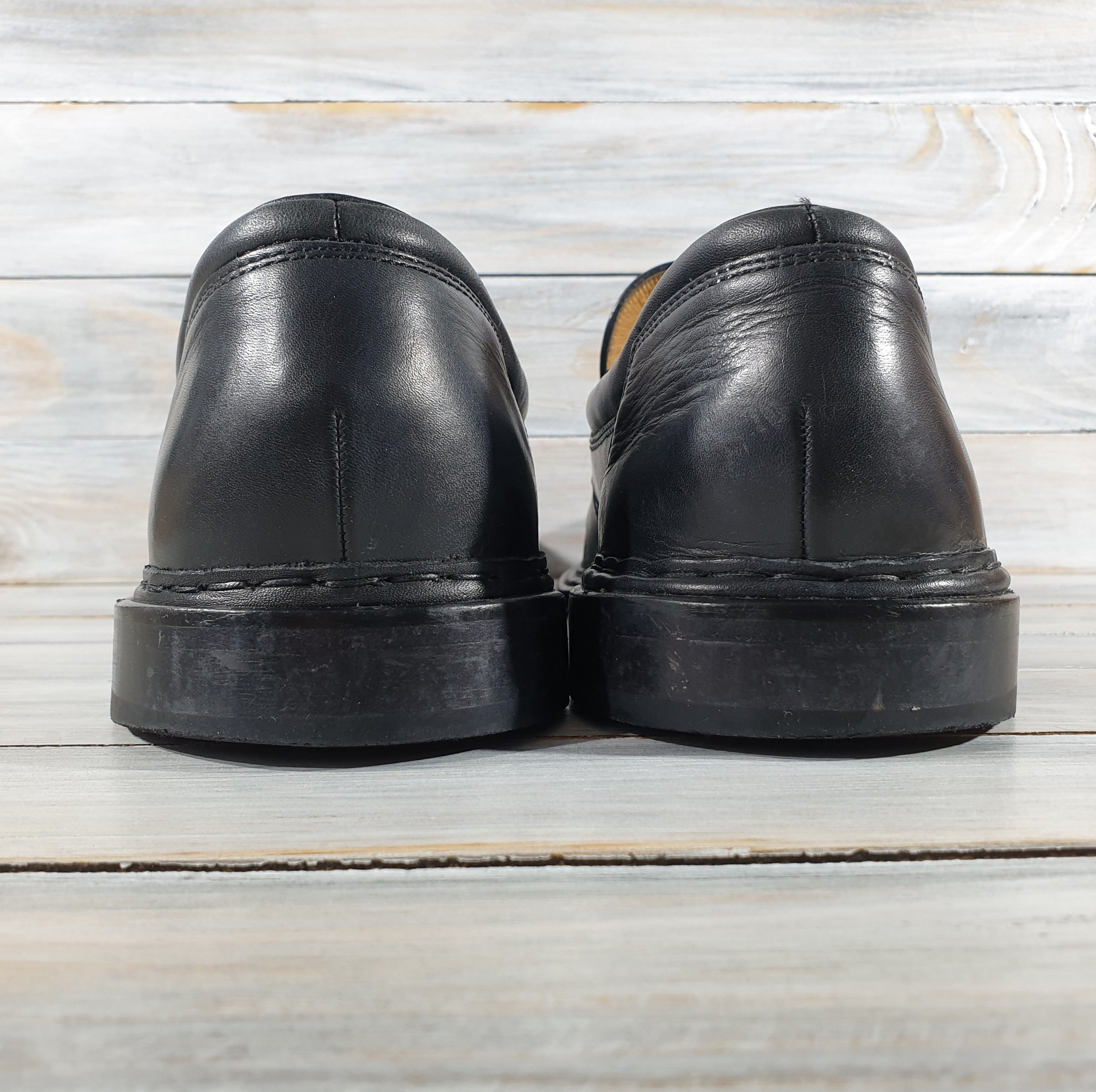 Handmade × Leather MANZ Handmade Mens Leather Summer Casual Shoes Black Size US 11 / EU 44 - 20 Thumbnail