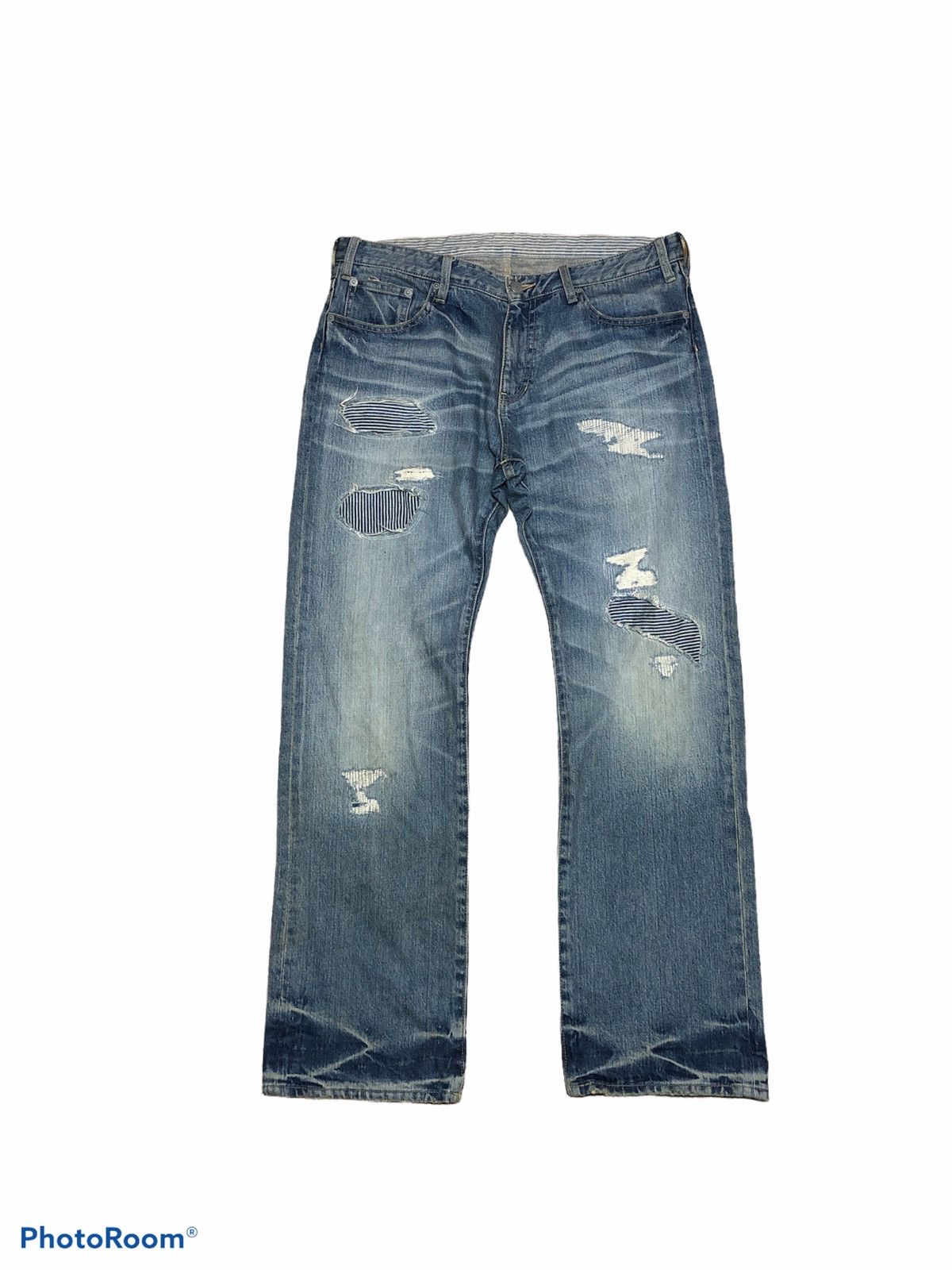 TAKEO KIKUCHI PATCHES DENIM