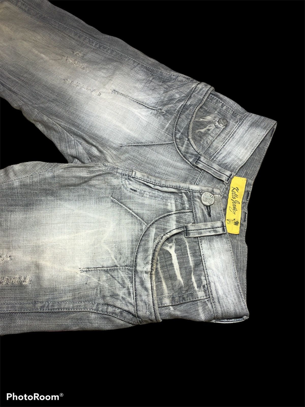 Designer RECONSTRUCTED KELLO JEANS DISTRESSED DENIM Size US 28 / EU 44 - 5 Thumbnail