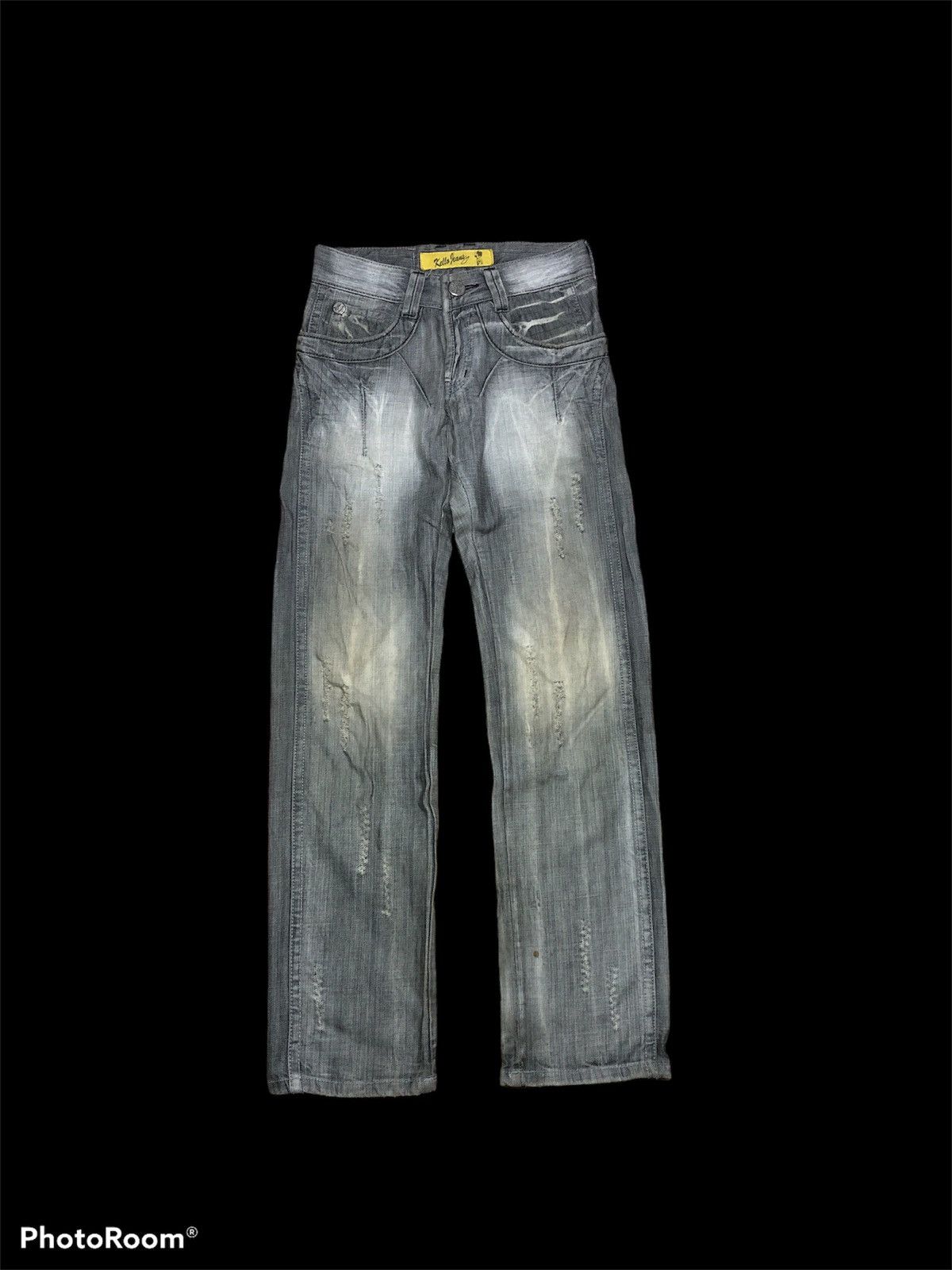 Designer JEANS CONTRUCTED DISTRESSED DENIM | Grailed