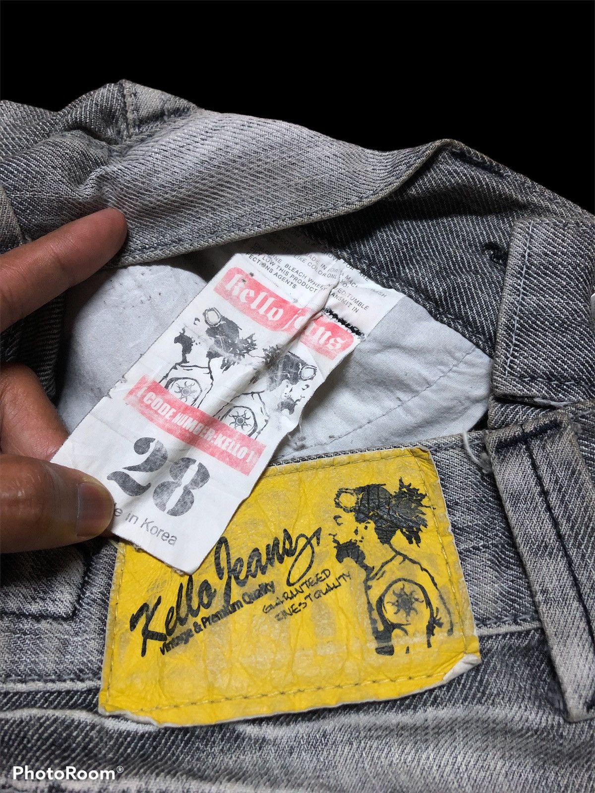 Designer RECONSTRUCTED KELLO JEANS DISTRESSED DENIM Size US 28 / EU 44 - 6 Thumbnail