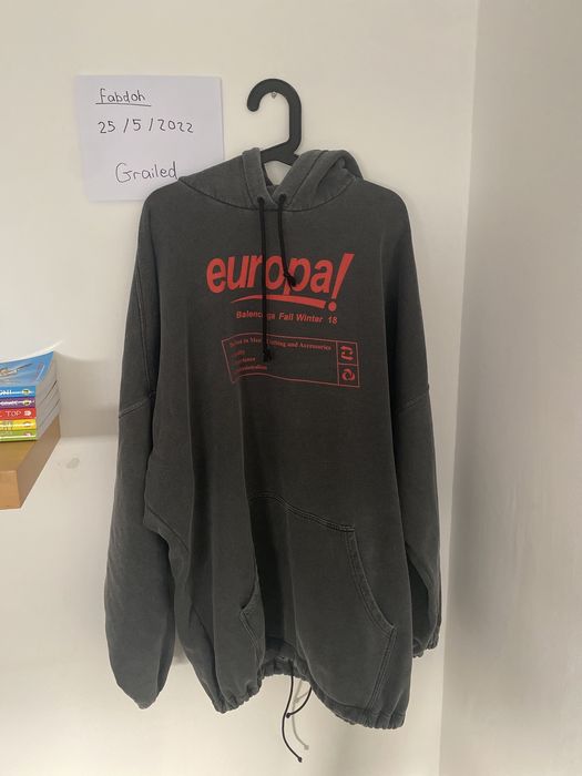 Balenciaga Balenciaga Europa Hoodie SS19 | Grailed