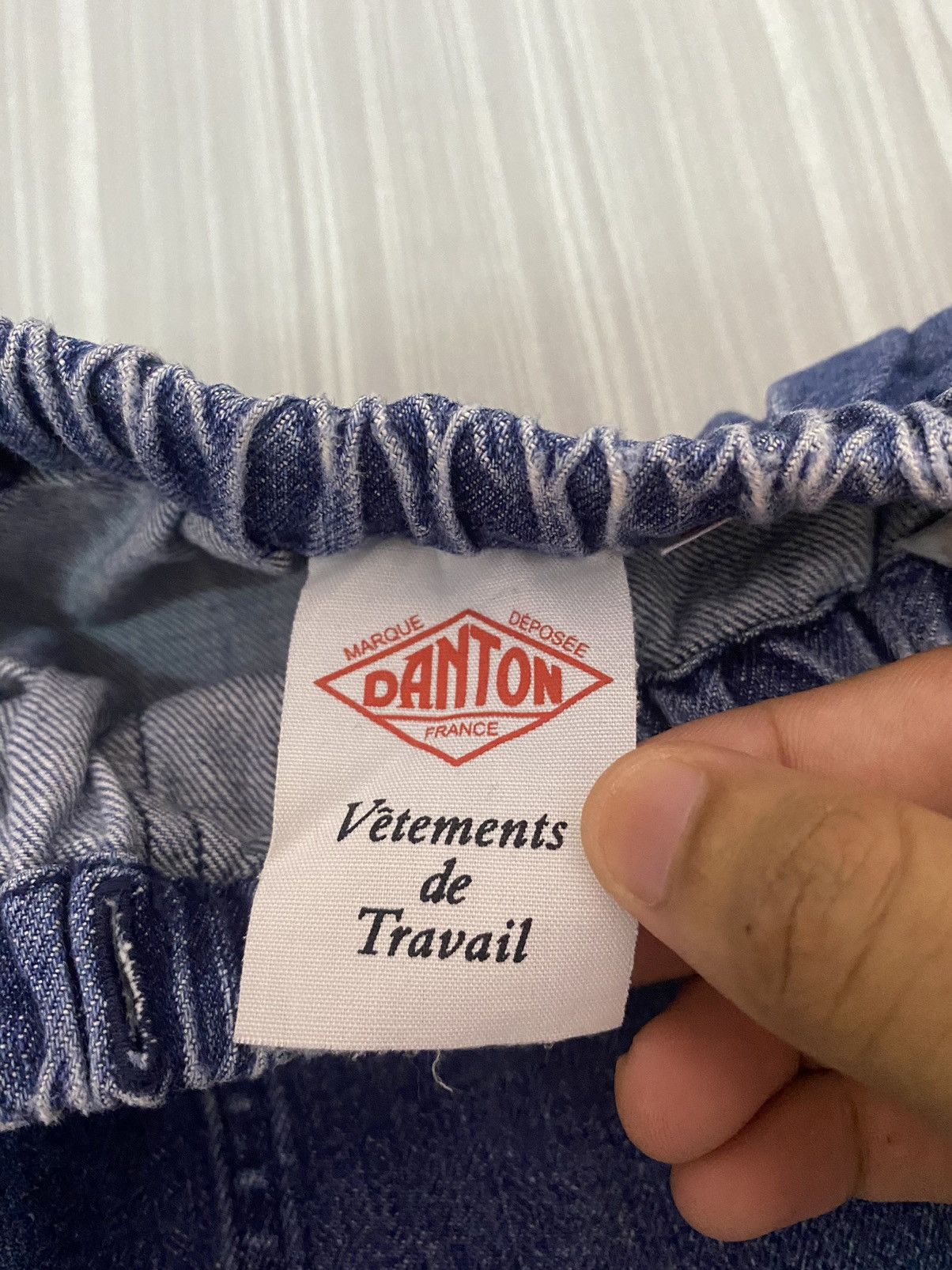 Danton RARE🔥DANTON FRANCE VETEMENTS DE TRAVAIL BAGGY DENIM JEANS Size US 30 / EU 46 - 8 Thumbnail