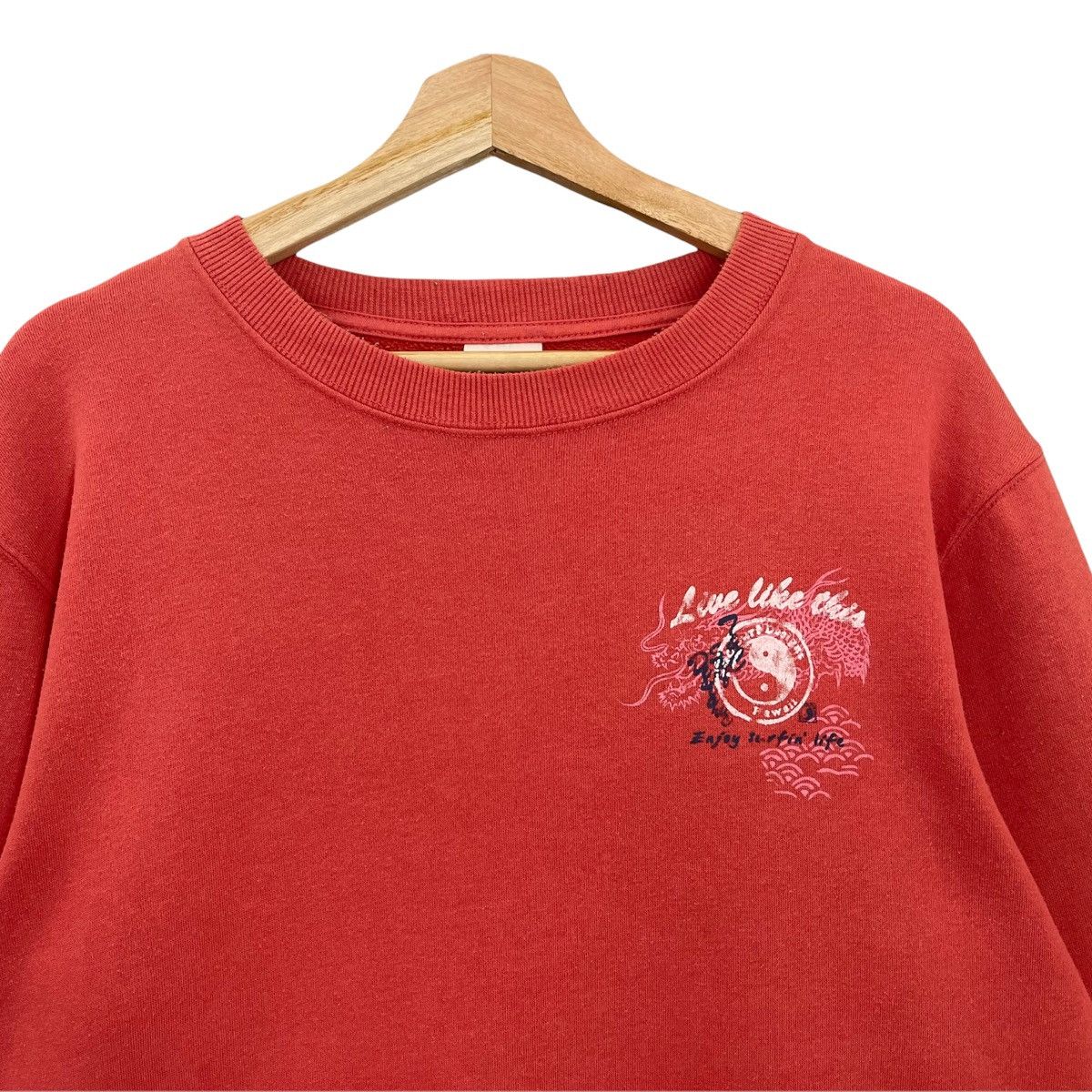 Vintage 90s TnC Hawaii Pearl City Surf Big Logo Crewneck Sweatshirt Size US M / EU 48-50 / 2 - 7 Thumbnail