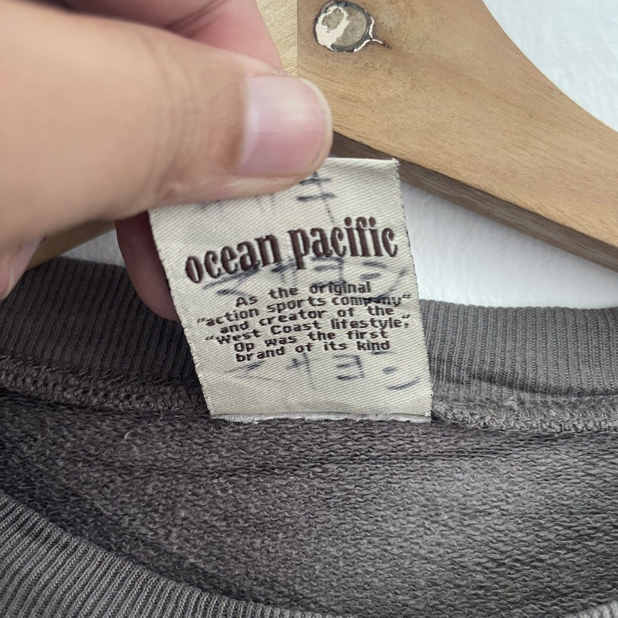 Japanese Brand Ocean Pacific Planet Surf Riders Big Logo Sweatshirt size M Size US M / EU 48-50 / 2 - 8 Thumbnail