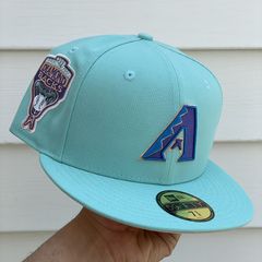 hat club exclusive new era 8 Arizona Diamondbacks Icy Blue Uv