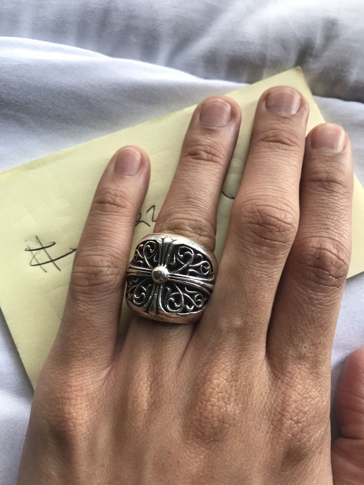 Chrome Hearts Chrome Heart Oval Ring | Grailed