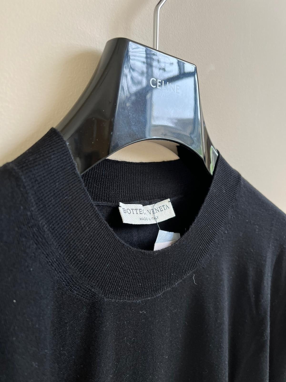 Bottega Veneta Merino Logo Knitwear in Black Size US M / EU 48-50 / 2 - 5 Thumbnail