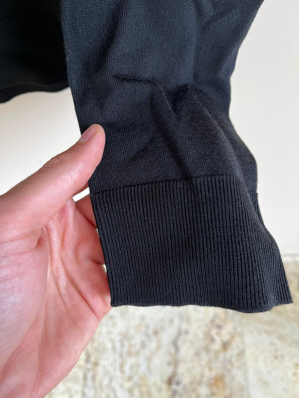 Bottega Veneta Merino Logo Knitwear in Black Size US M / EU 48-50 / 2 - 7 Thumbnail